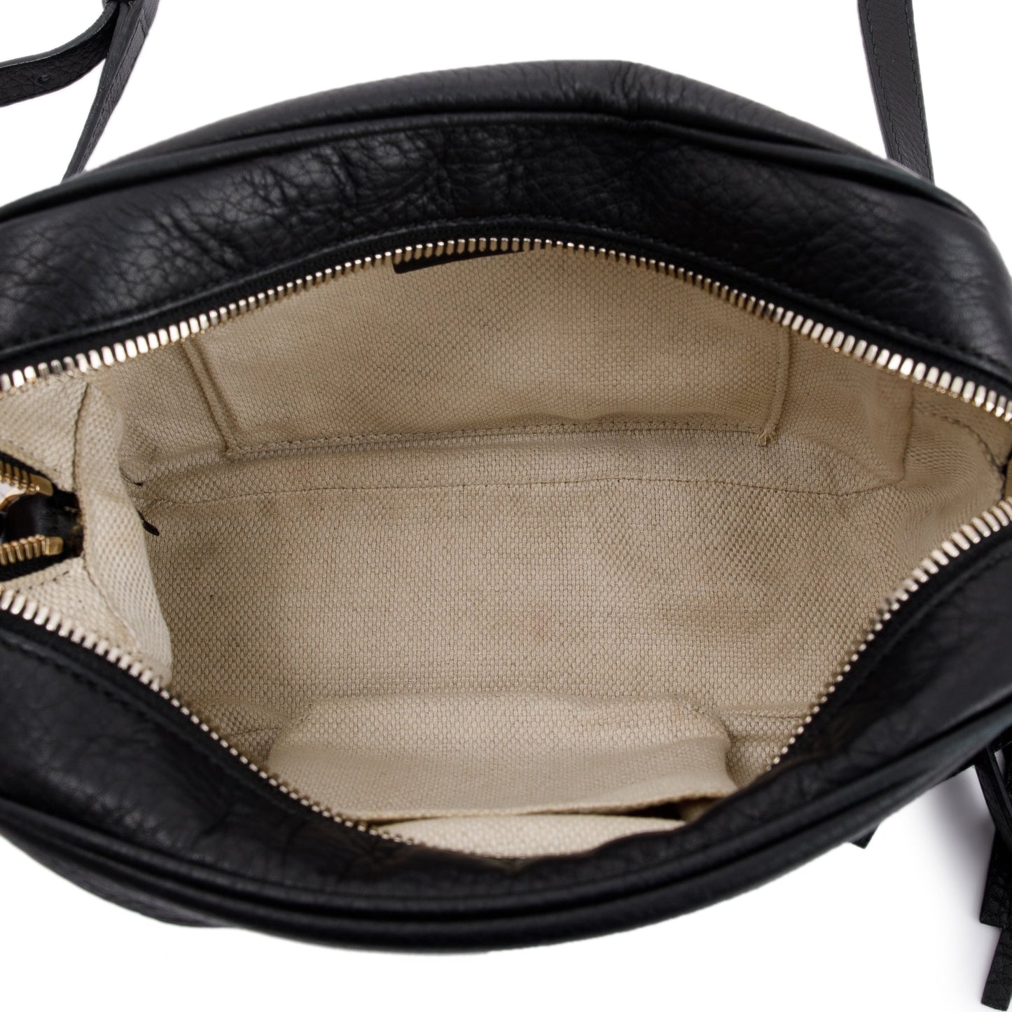 Gucci Black Leather Small Soho Disco Bag