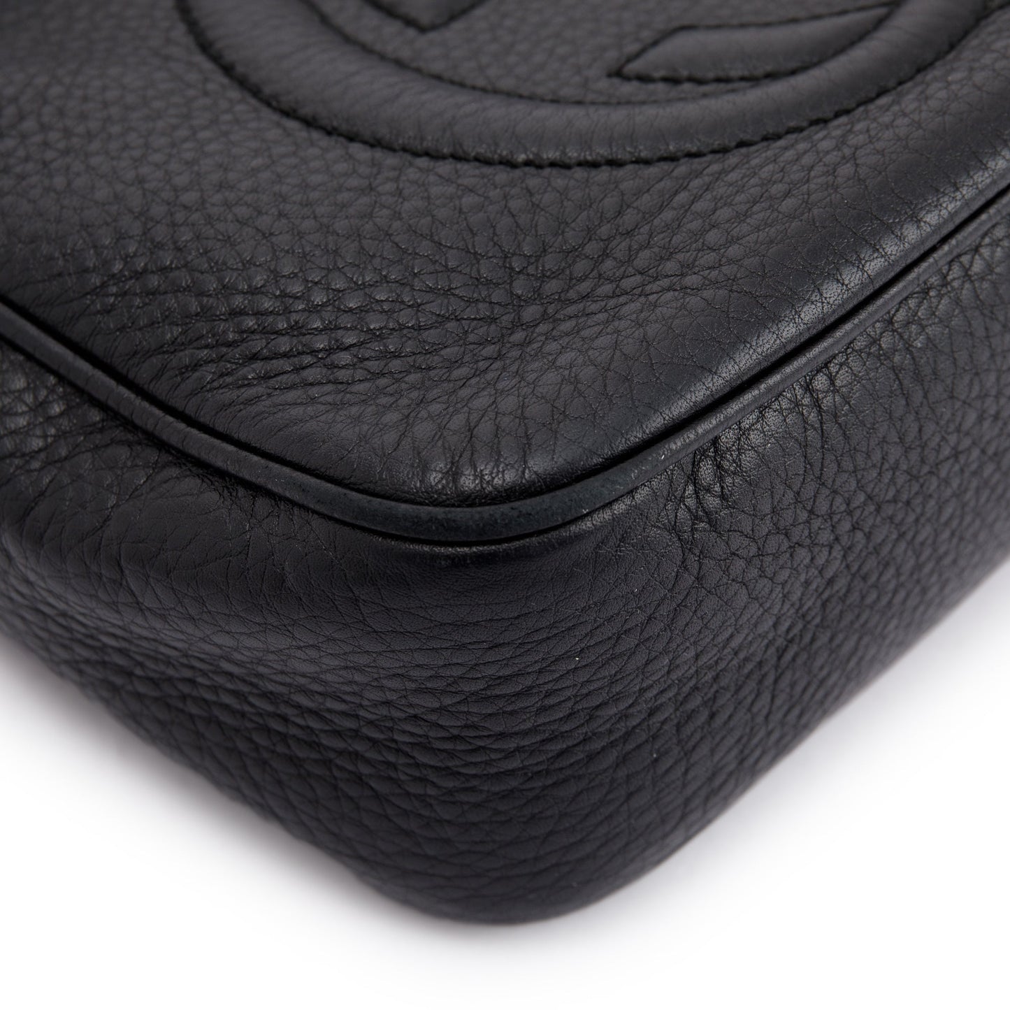 Gucci Black Leather Small Soho Disco Bag