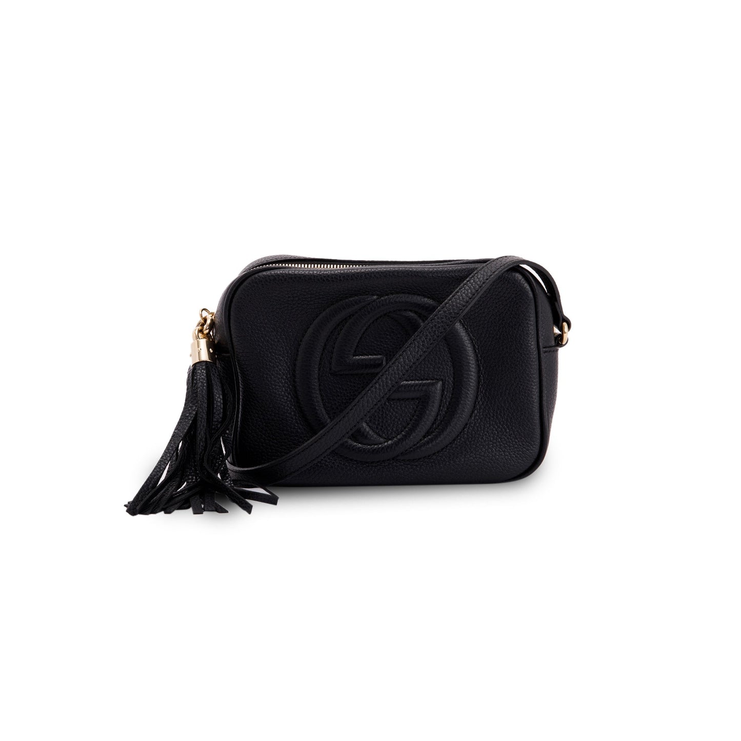 Gucci Black Leather Small Soho Disco Bag