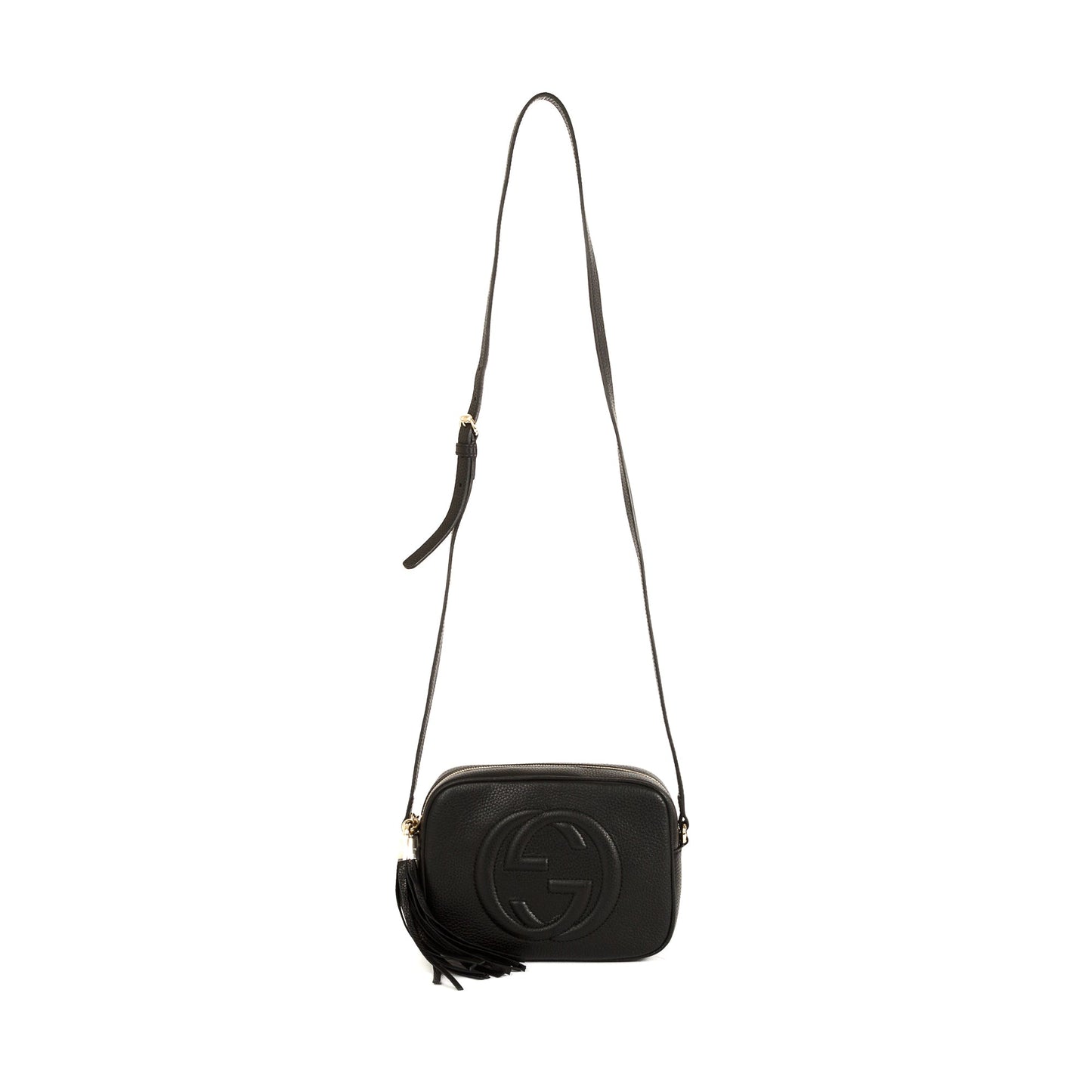 Gucci Black Leather Small Soho Disco Bag