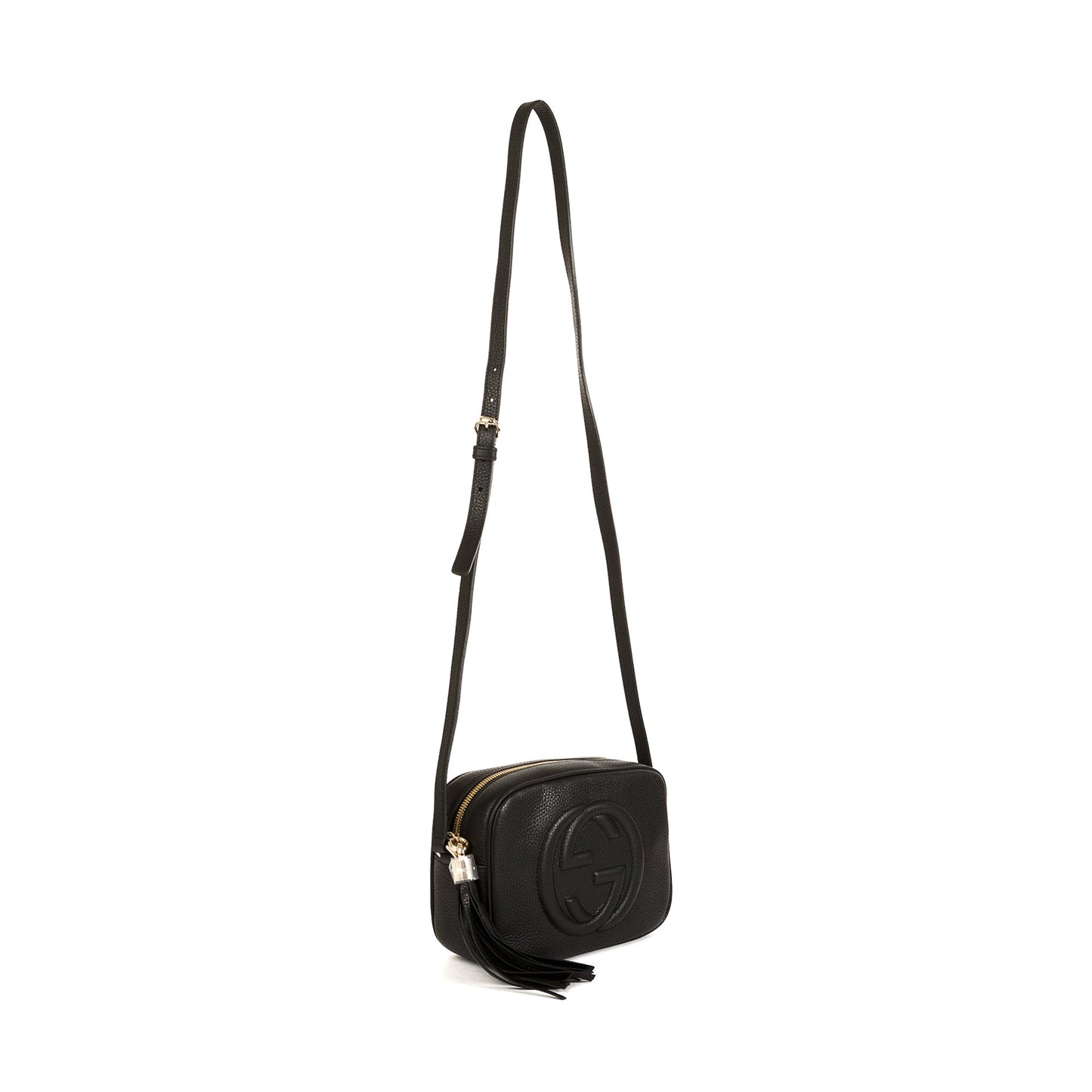 Gucci Black Leather Small Soho Disco Bag
