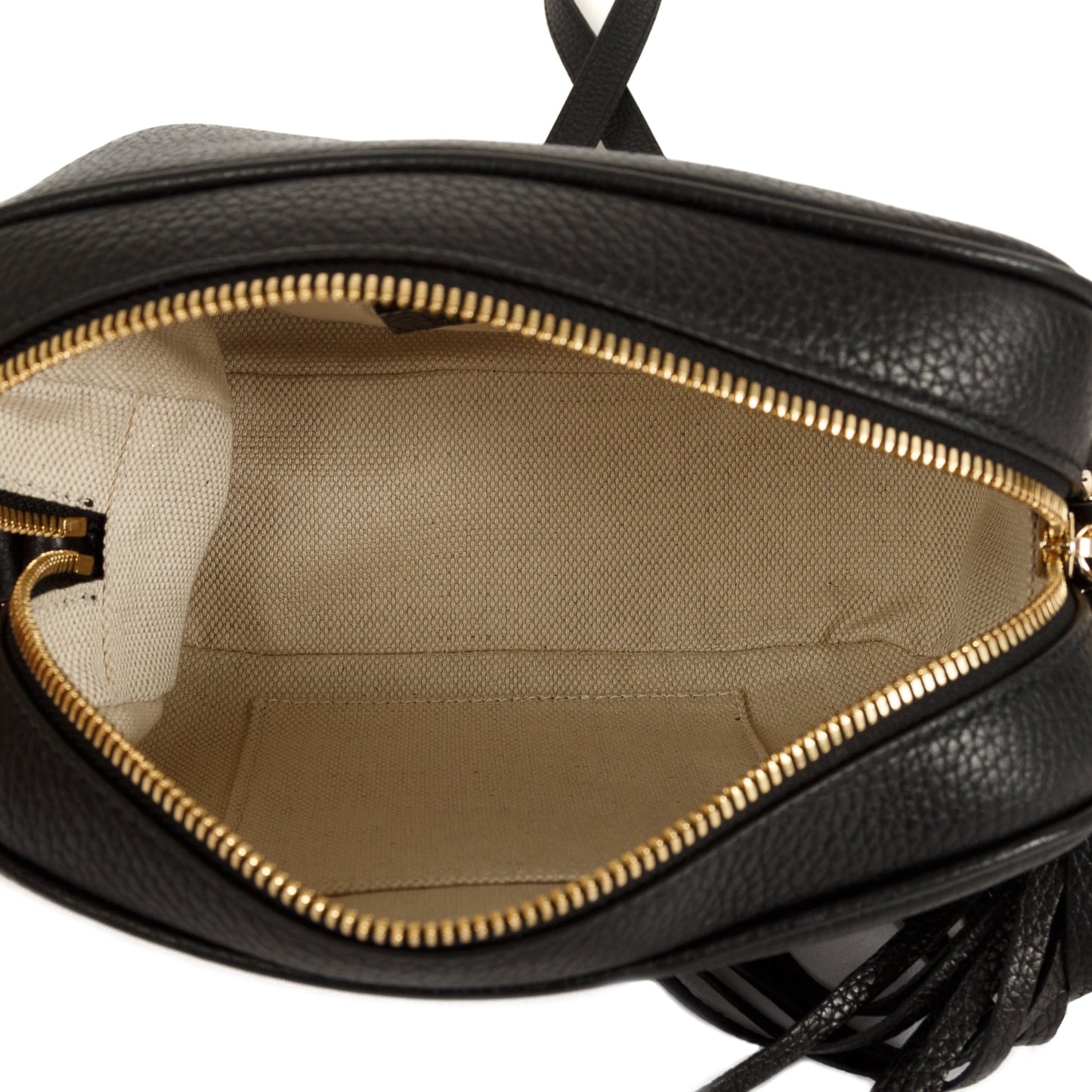 Gucci Black Leather Small Soho Disco Bag