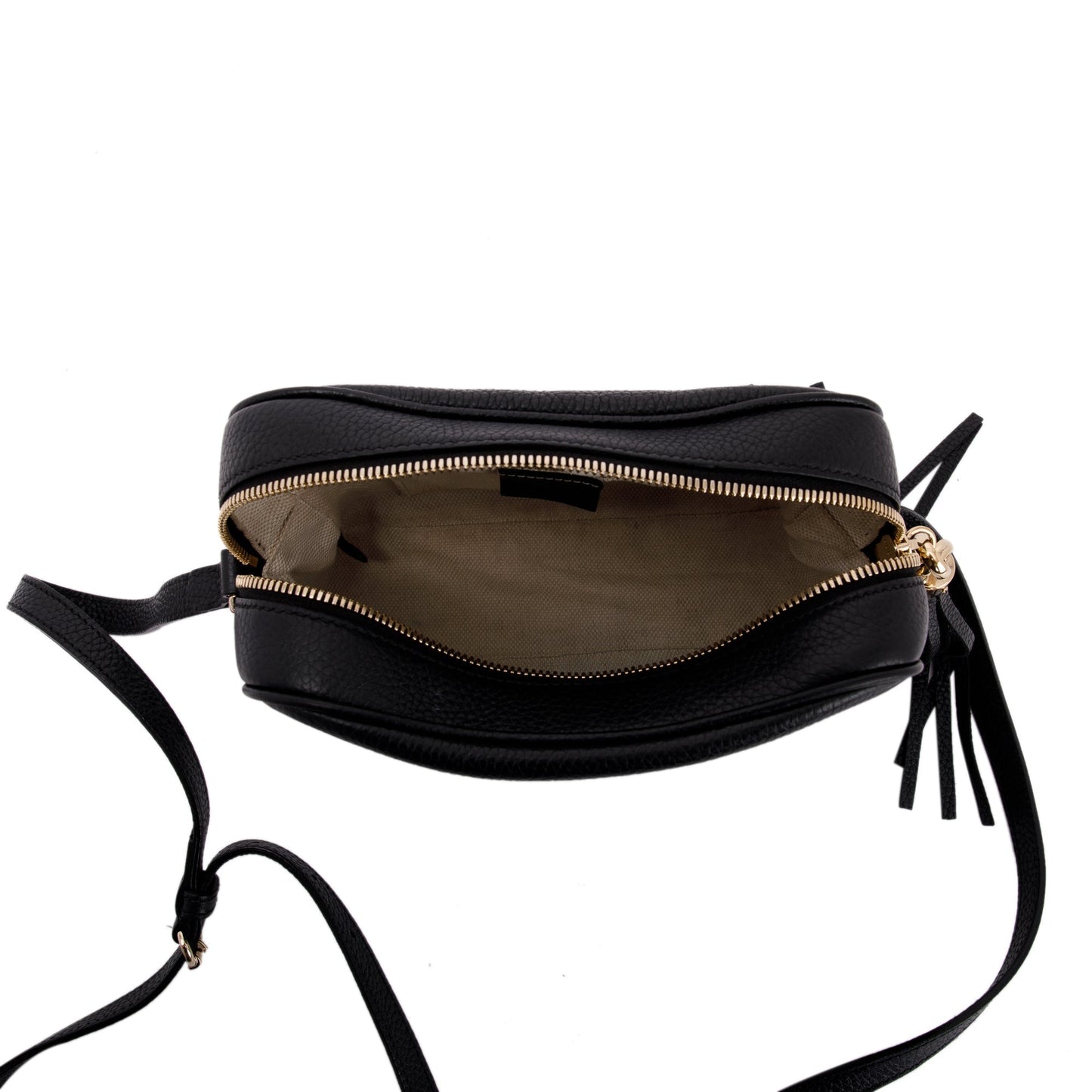 Gucci Black Leather Small Soho Disco Bag