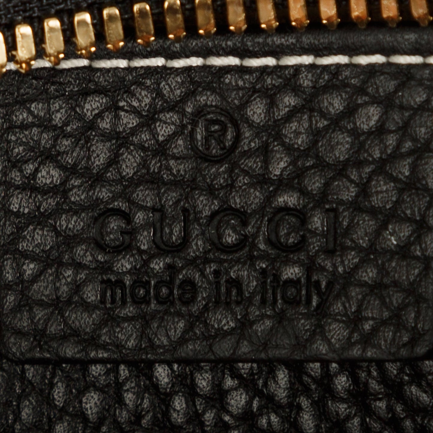 Gucci Black Leather Small Soho Disco Bag