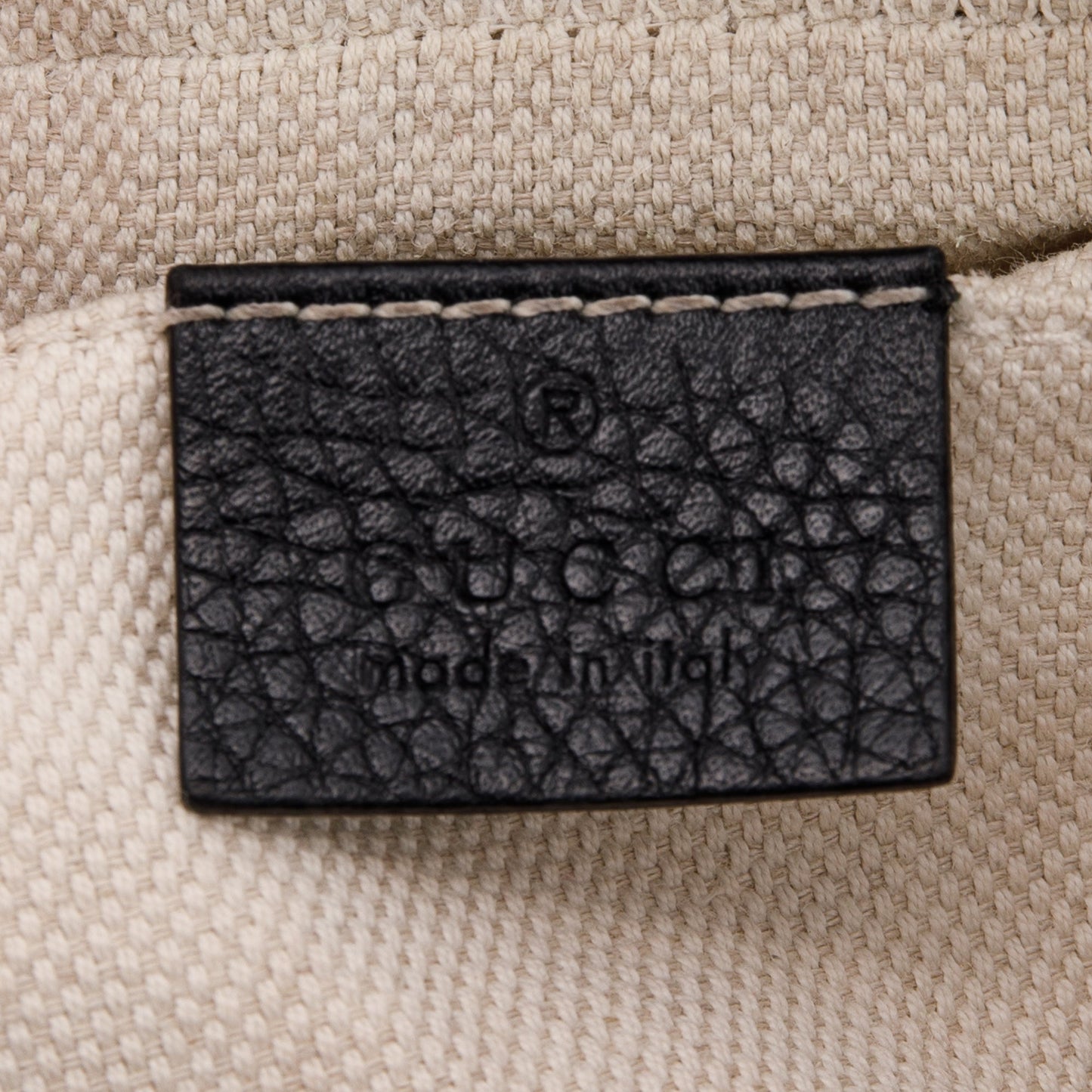 Gucci Black Leather Small Soho Disco Bag