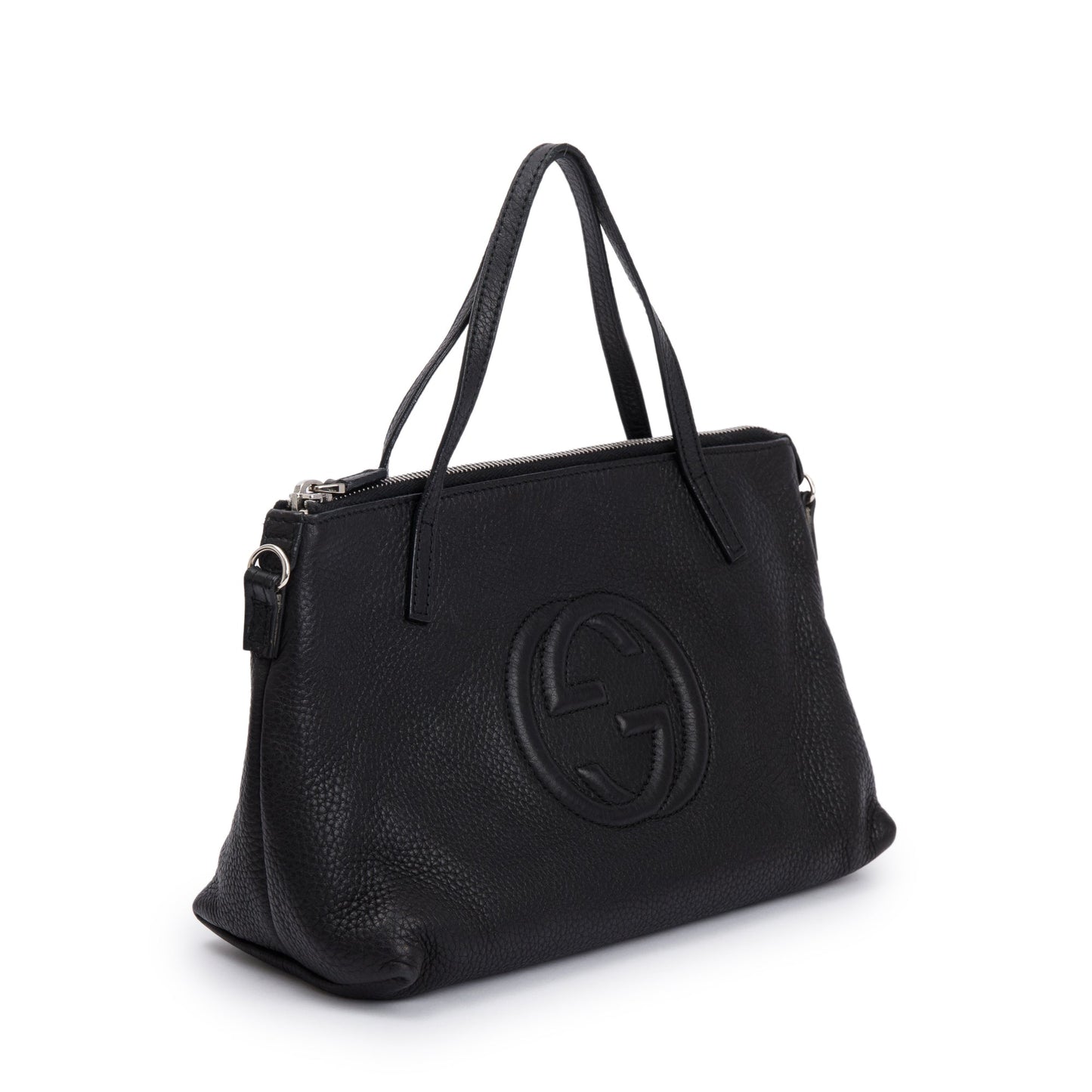 Gucci Black Leather Soho Kids Shoulder Bag