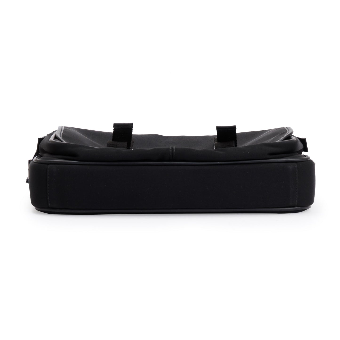Gucci Black Leather Trimmed Canvas Briefcase