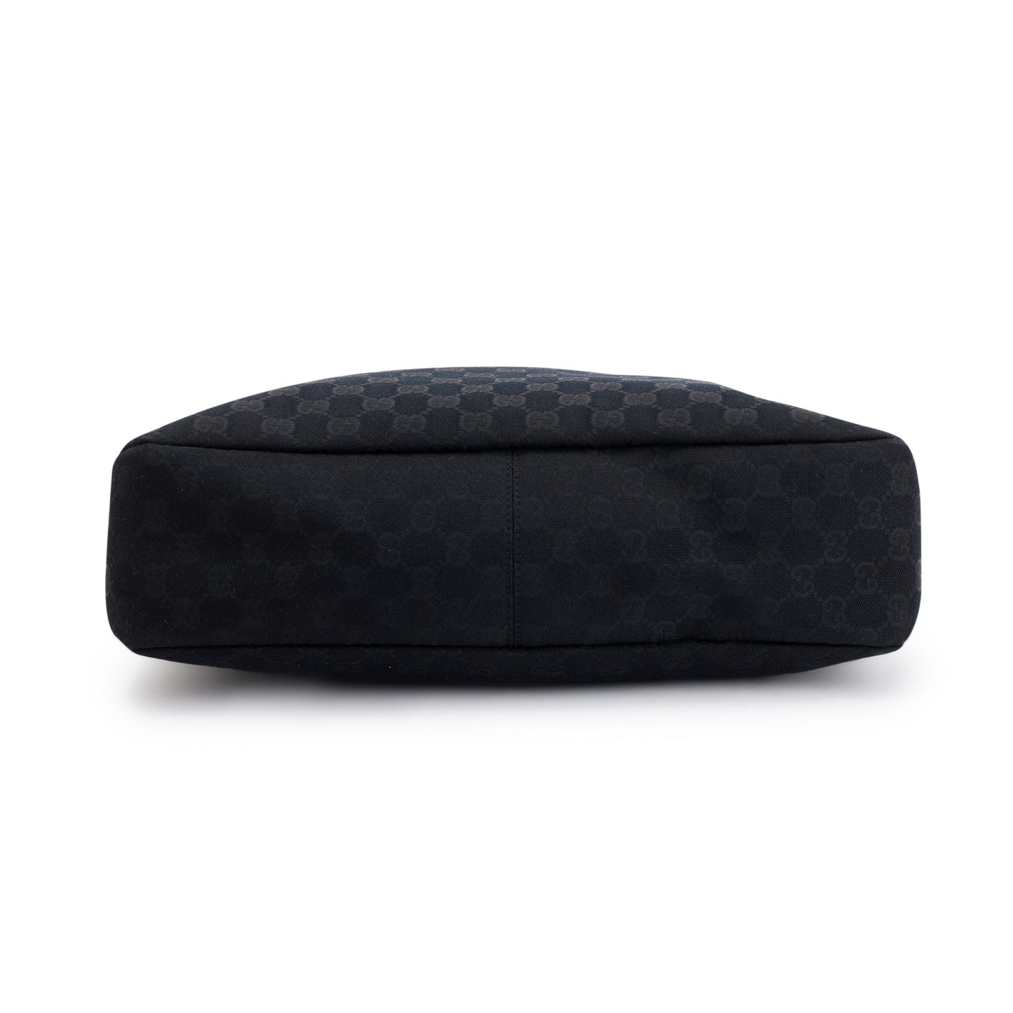 Gucci Black Medium GG Canvas Horsebit Hobo