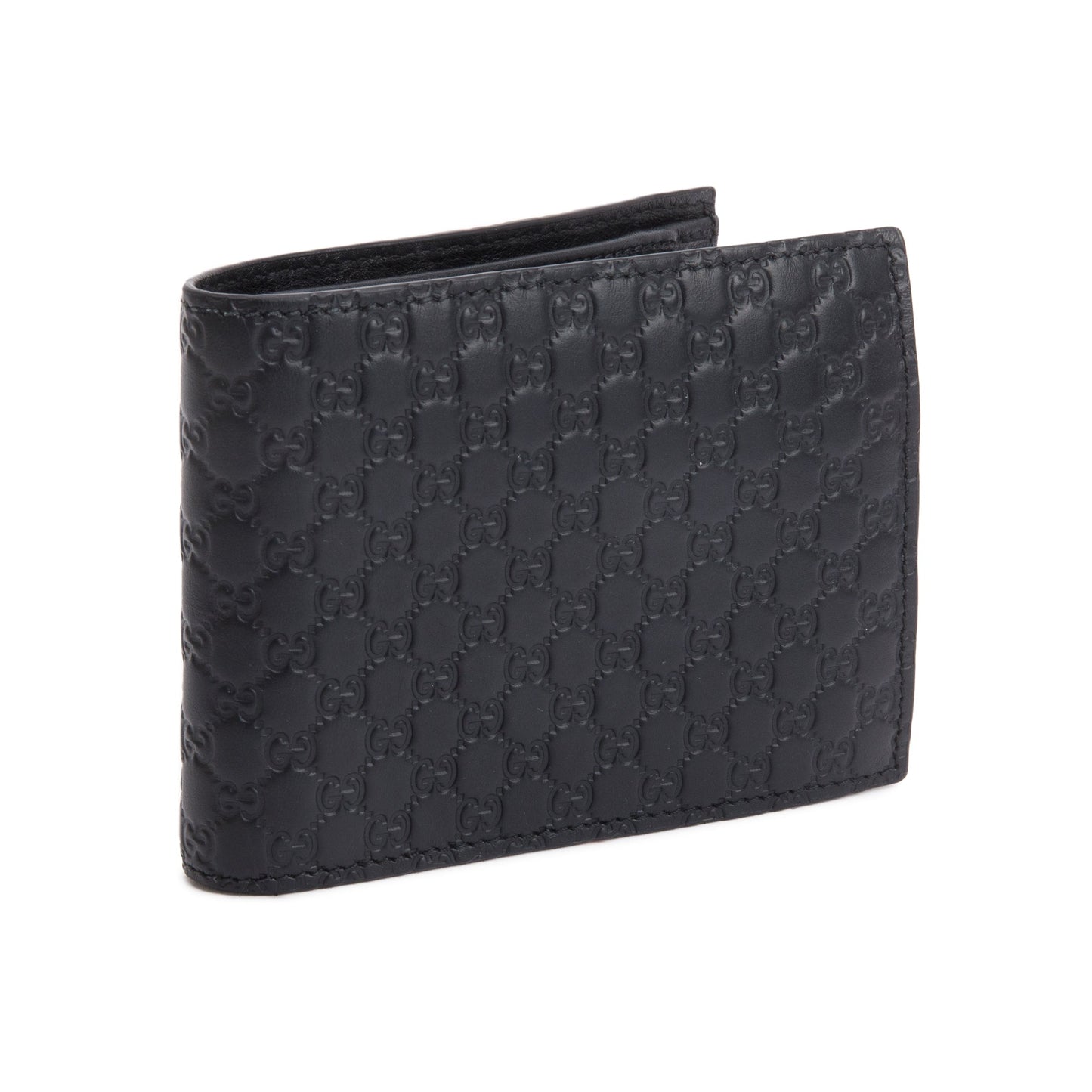 Gucci Black Microguccissima Leather Bifold Wallet