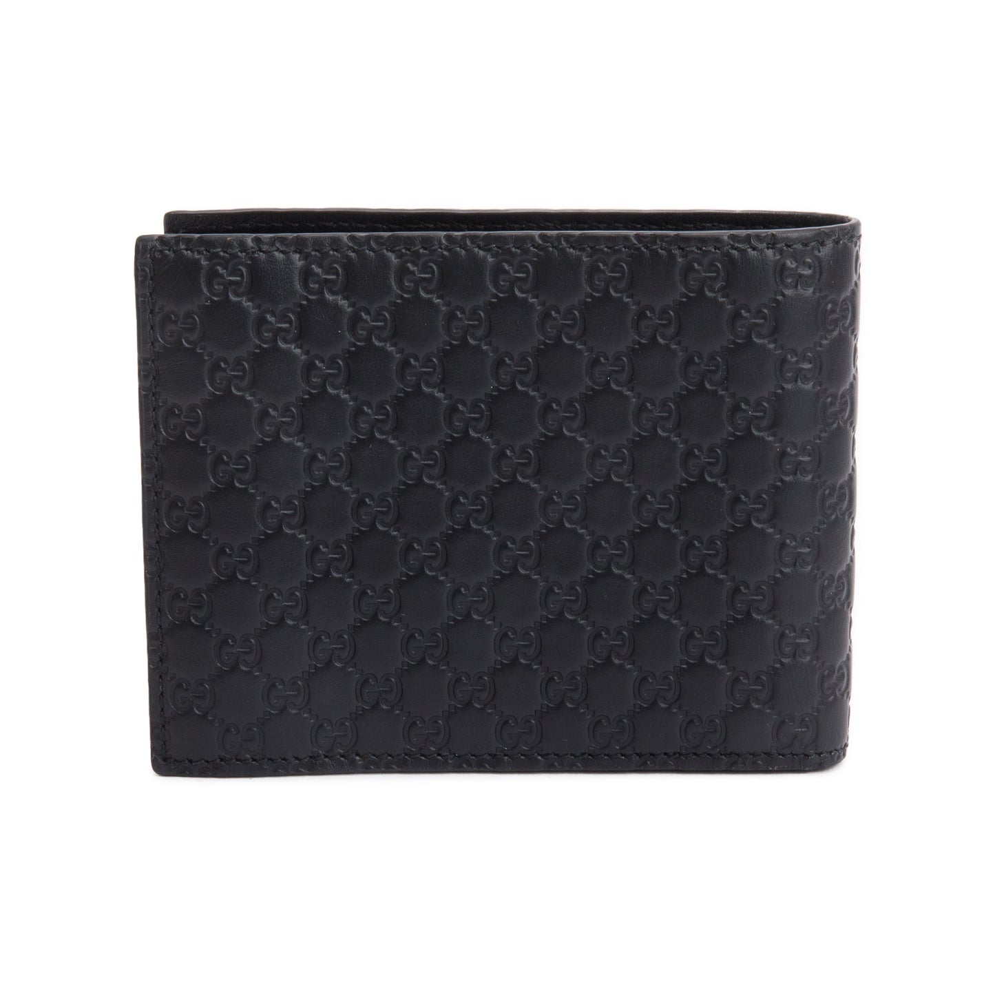 Gucci Black Microguccissima Leather Bifold Wallet
