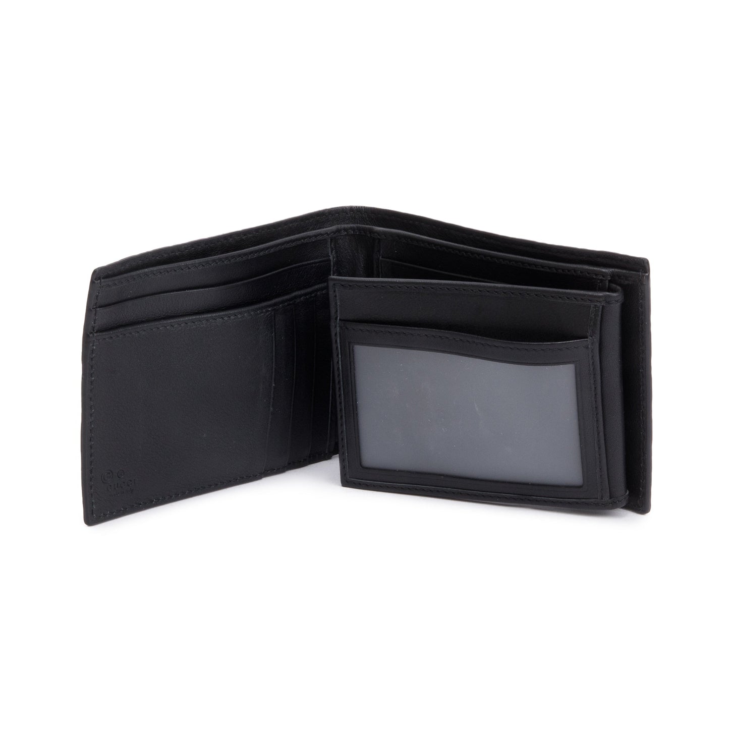 Gucci Black Microguccissima Leather Bifold Wallet