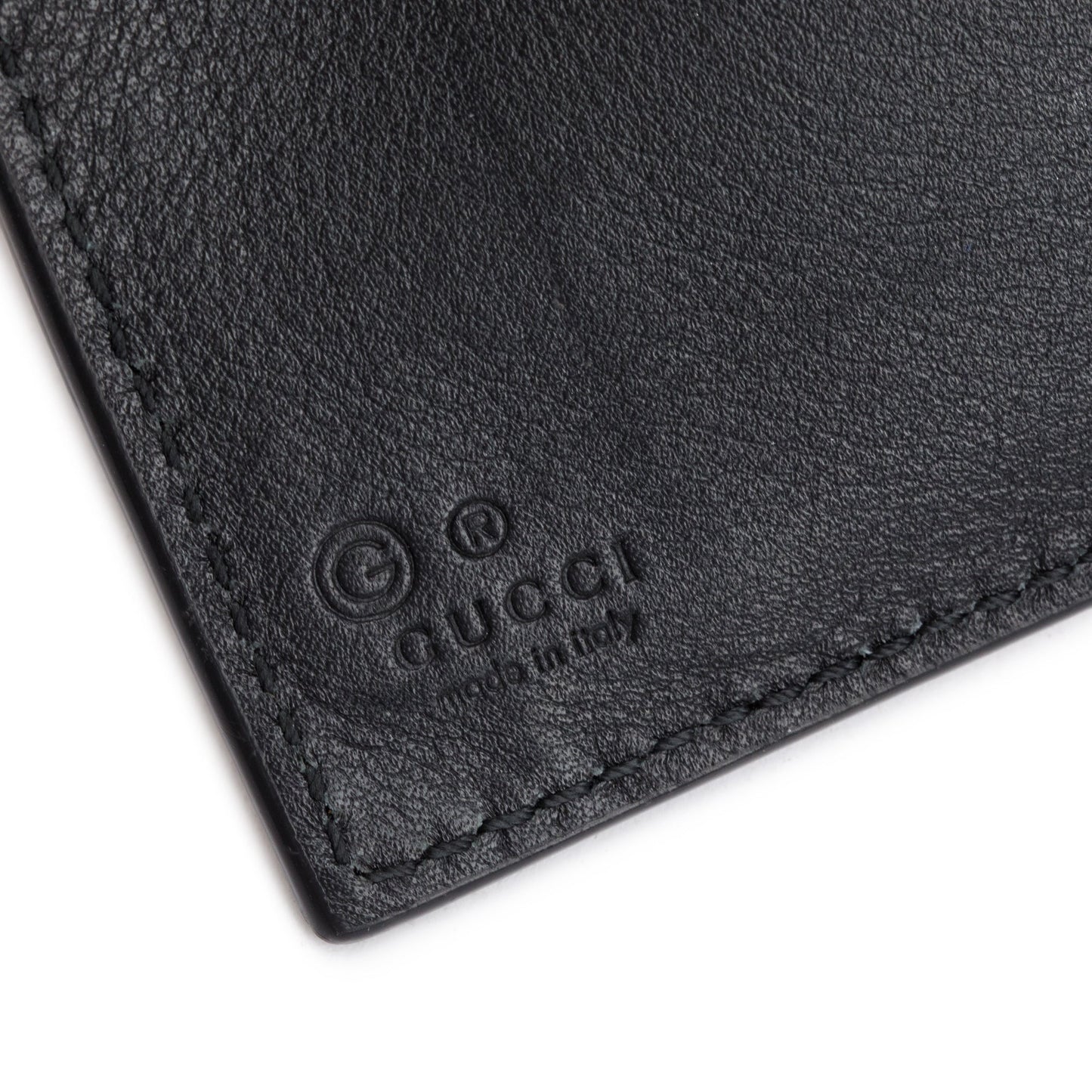 Gucci Black Microguccissima Leather Bifold Wallet