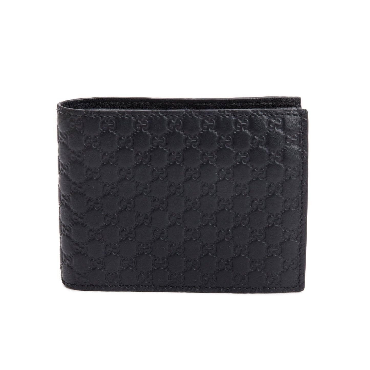 Gucci Black Microguccissima Leather Bifold Wallet