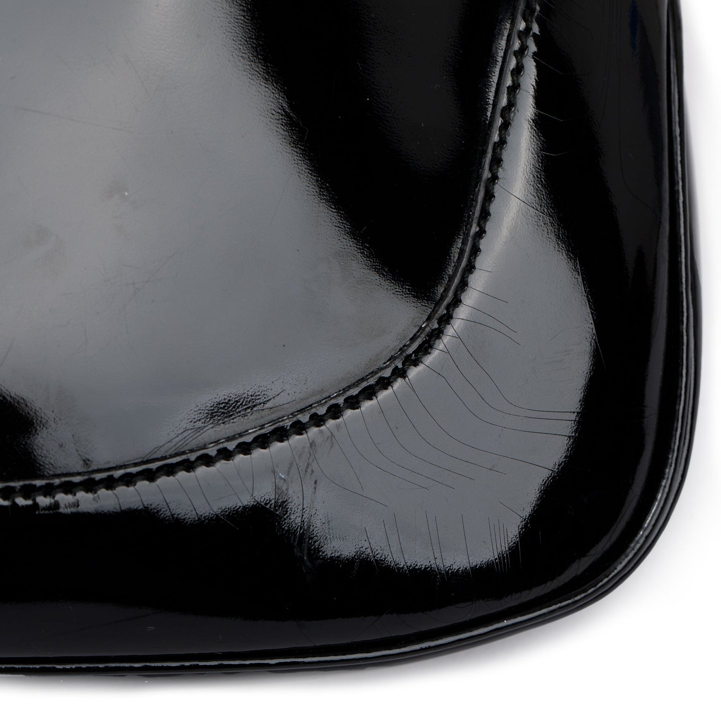 Gucci Black Patent Leather Medium Jackie Hobo Bag