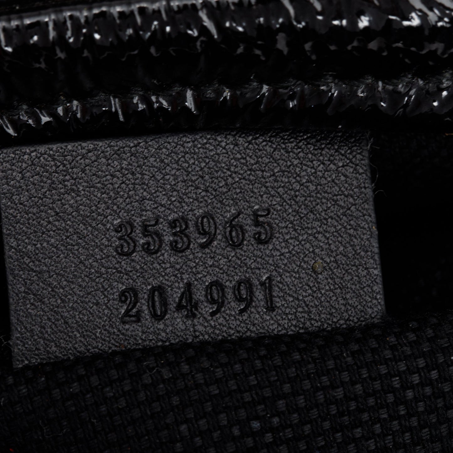 Gucci Black Patent Leather Mini Soho Chain Crossbody Bag