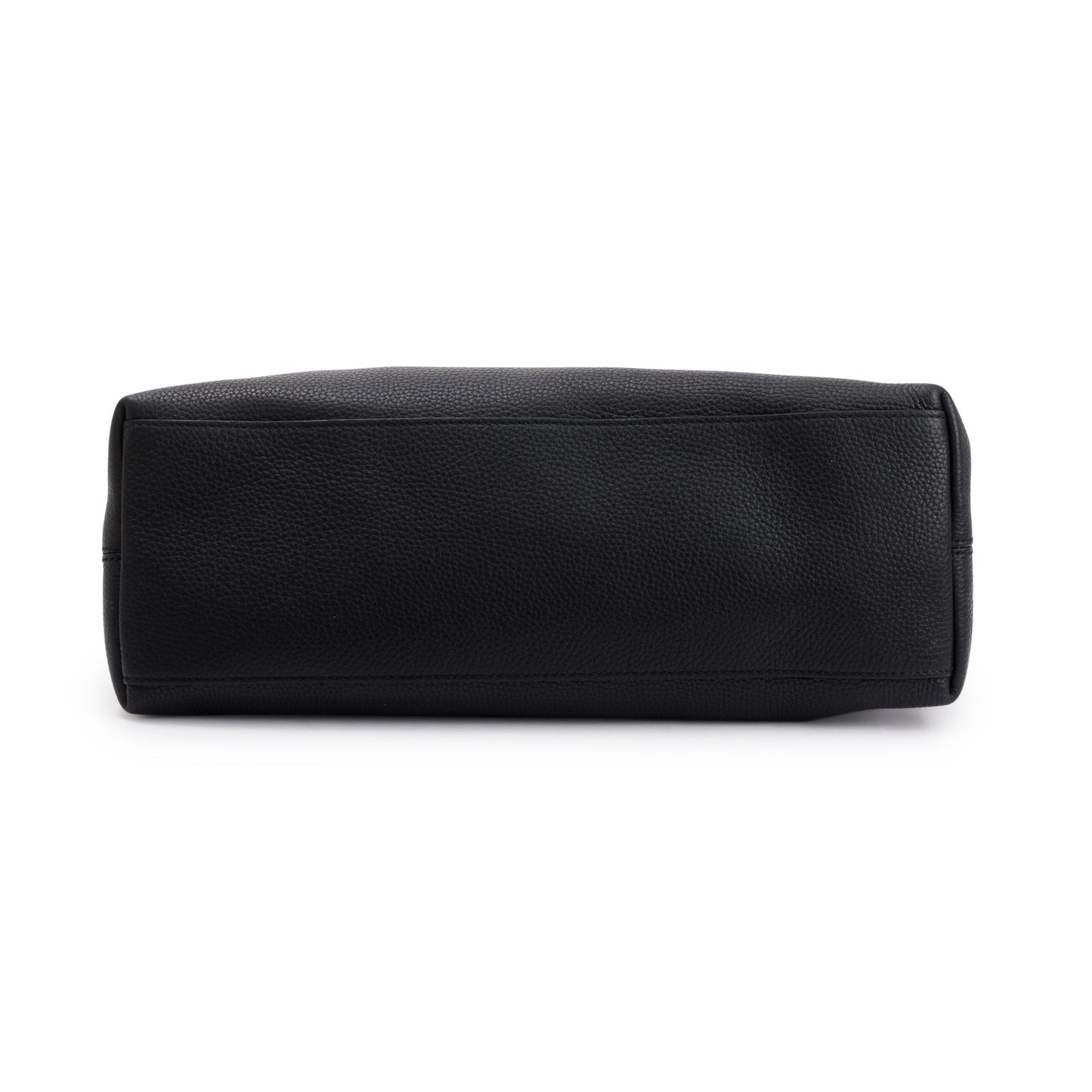 Gucci Black Pebbled Calfksin Leather Medium Soho Chain Tote