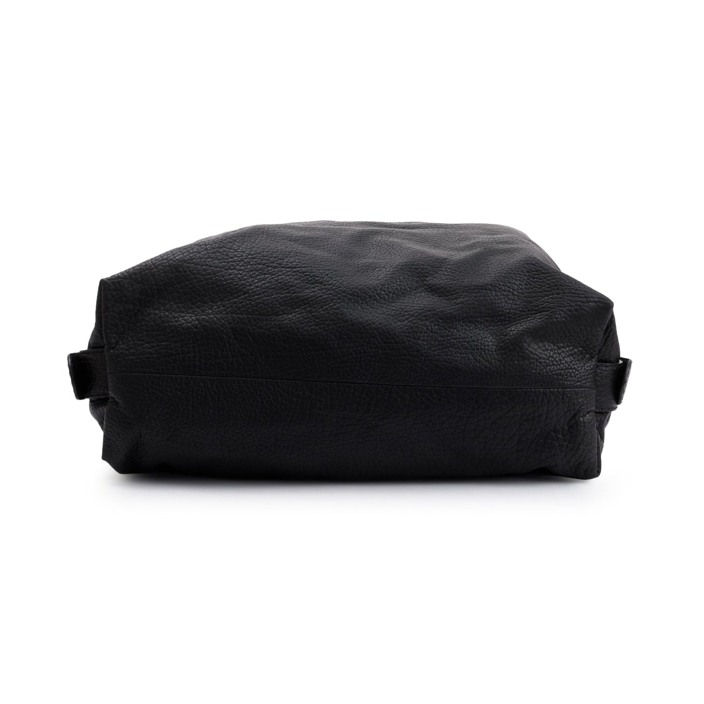 Gucci Black Pebbled Calfskin Leather Large Bamboo Bar Tote