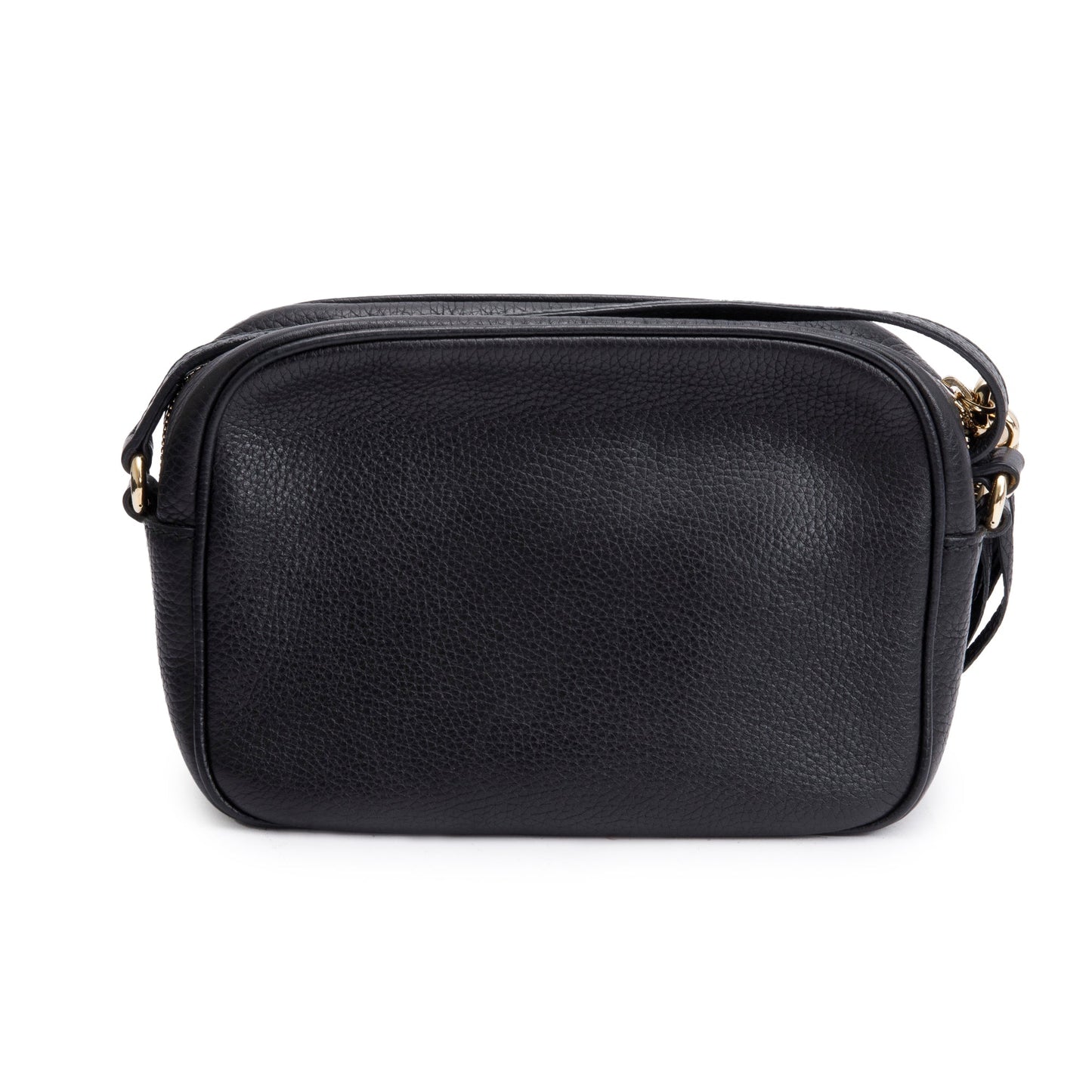 Gucci Black Pebbled Calfskin Leather Small Soho Disco Bag