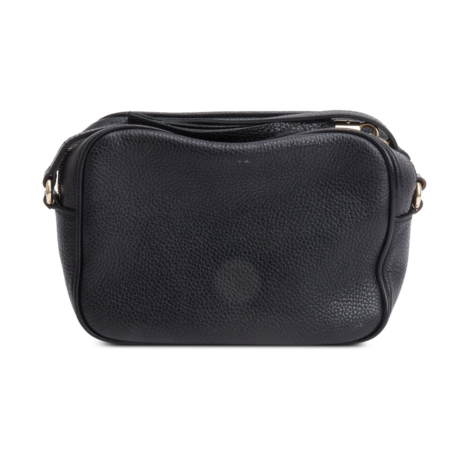 Gucci Black Pebbled Calfskin Leather Small Soho Disco Bag