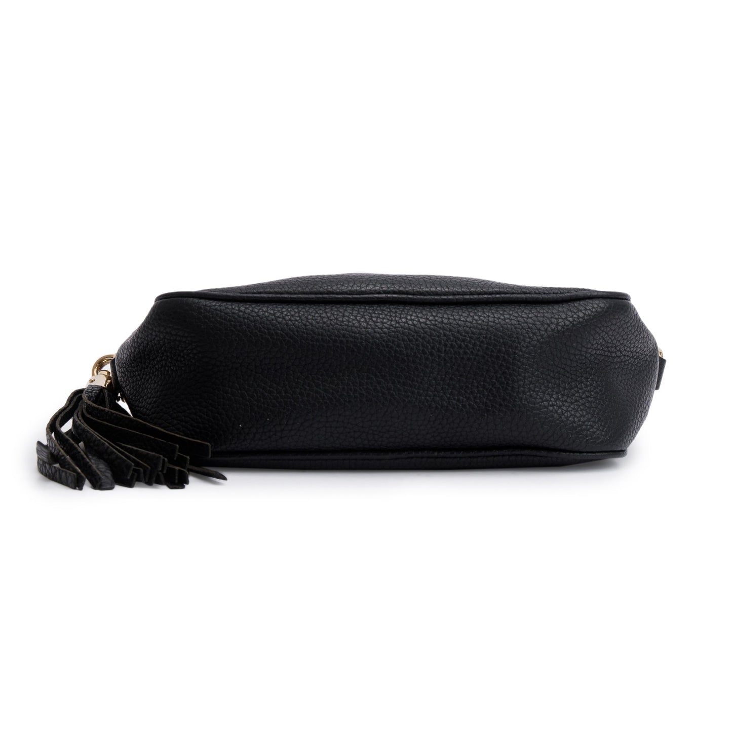 Gucci Black Pebbled Calfskin Leather Small Soho Disco Bag