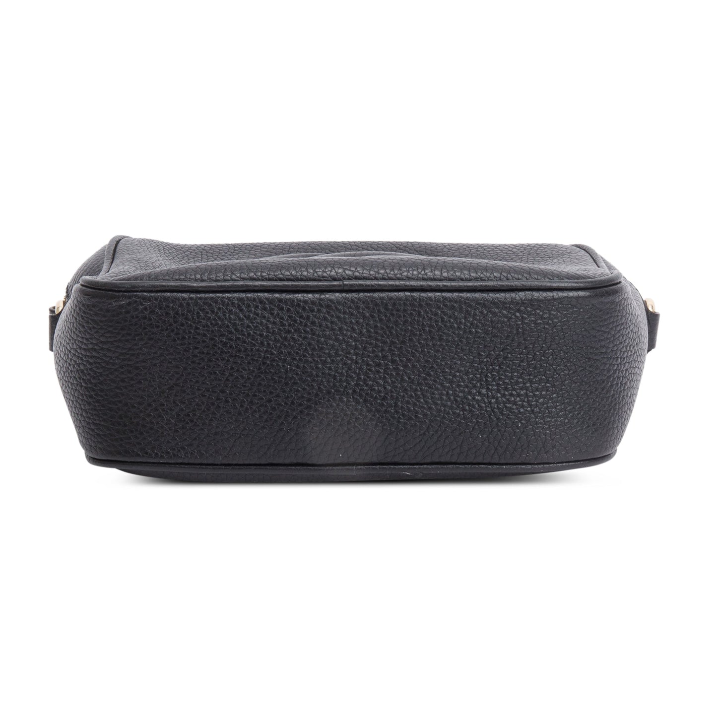 Gucci Black Pebbled Calfskin Leather Small Soho Disco Bag