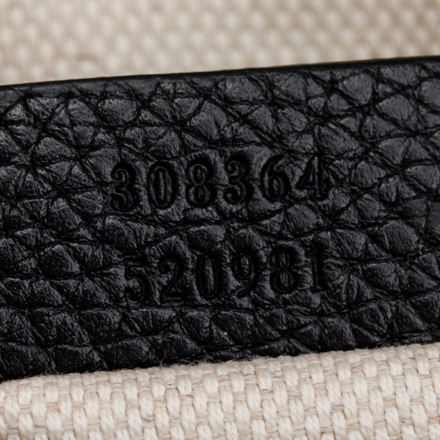 Gucci Black Pebbled Calfskin Leather Small Soho Disco Bag