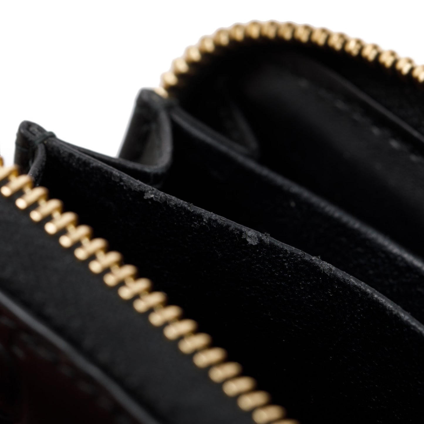 Gucci Black Signature Leather Card Case