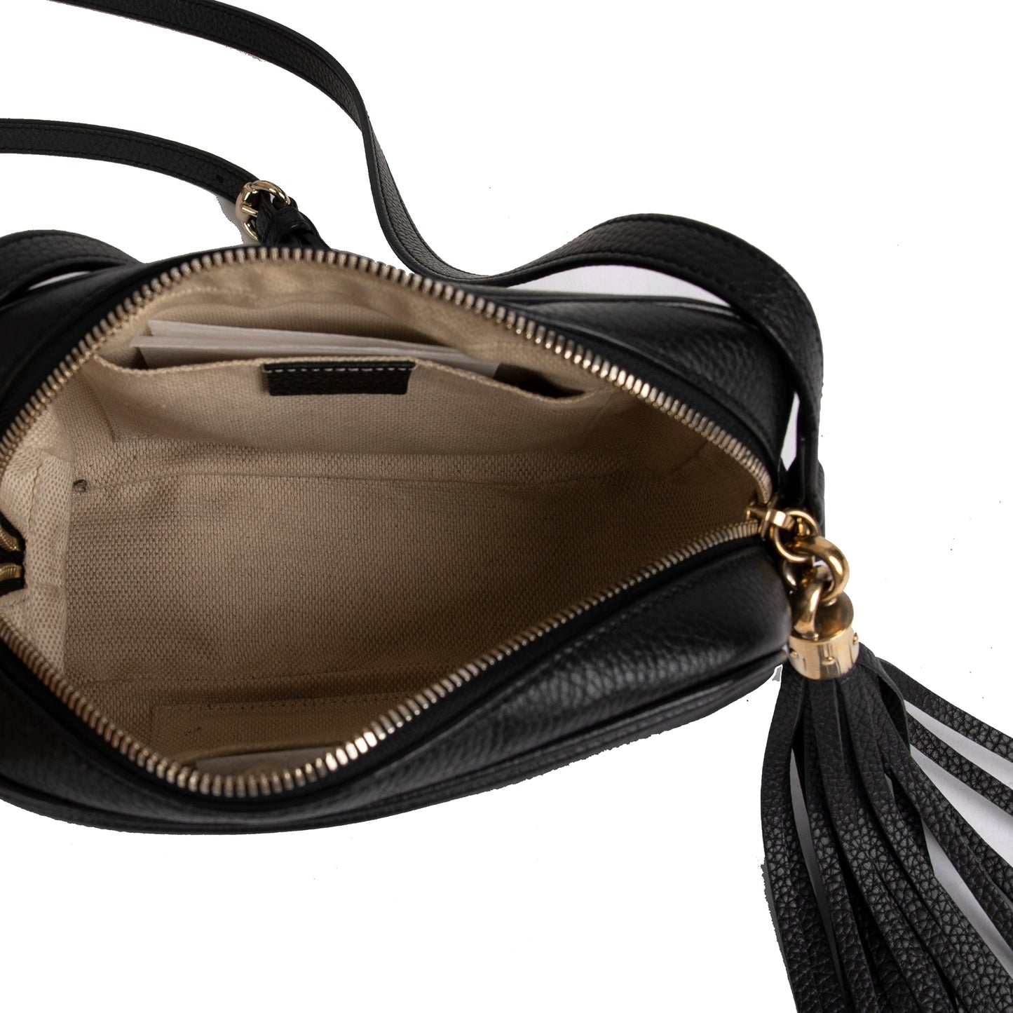 Gucci Black Soho Small Leather Disco Bag