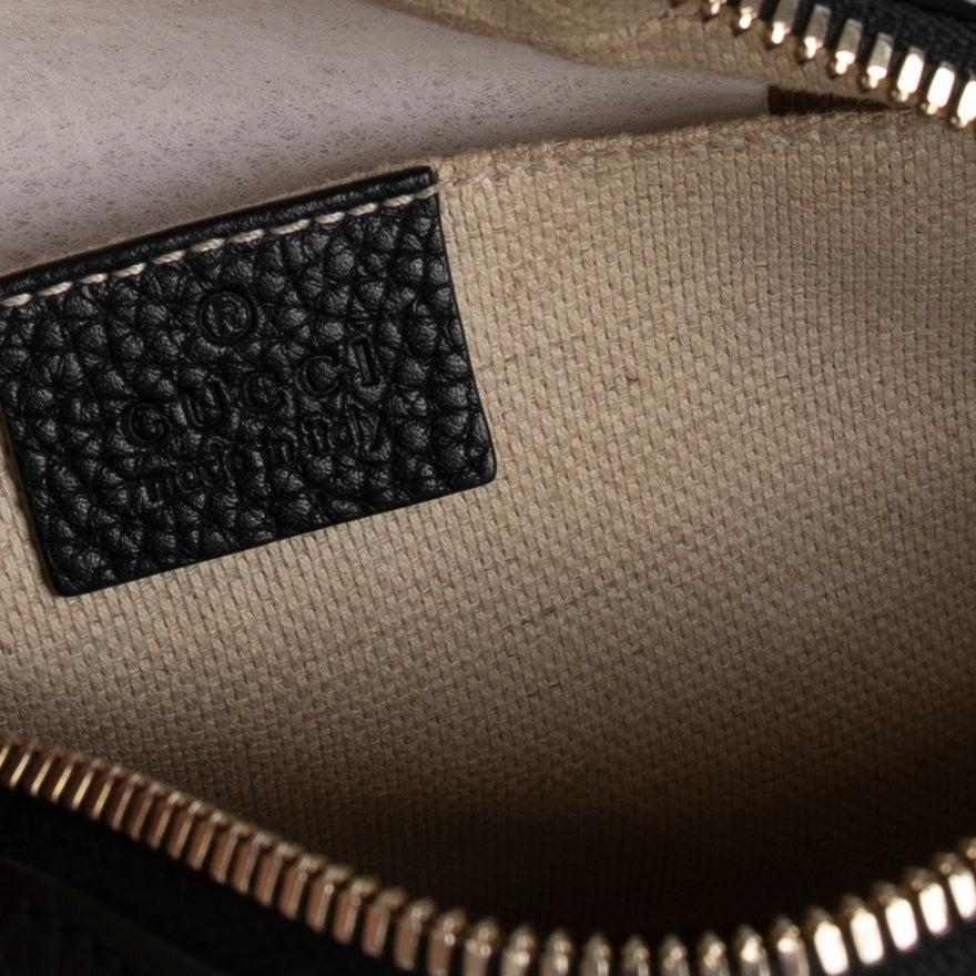 Gucci Black Soho Small Leather Disco Bag