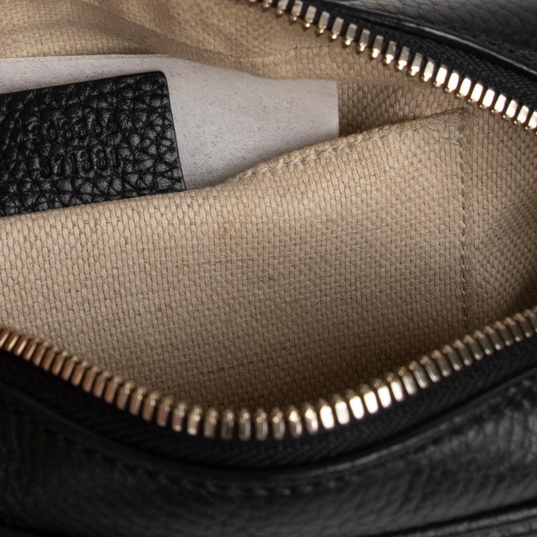 Gucci Black Soho Small Leather Disco Bag