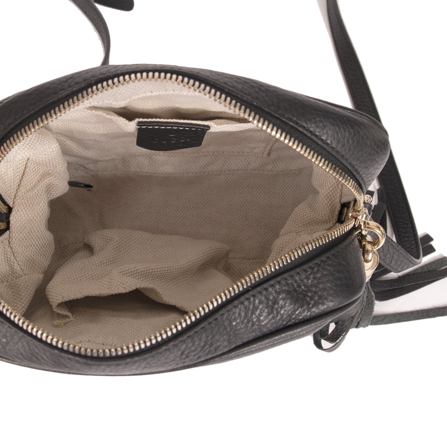 Gucci Black Soho Small Leather Disco Bag