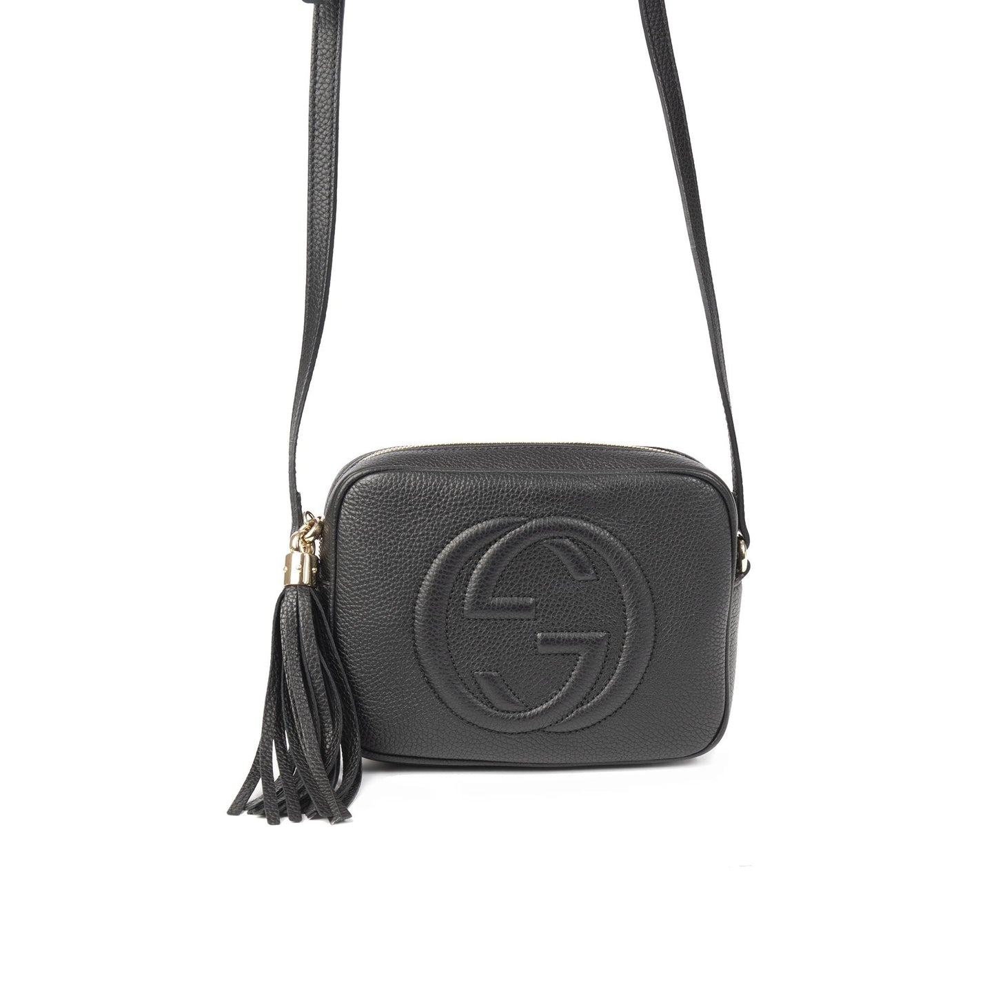 Gucci Black Soho Small Leather Disco Bag