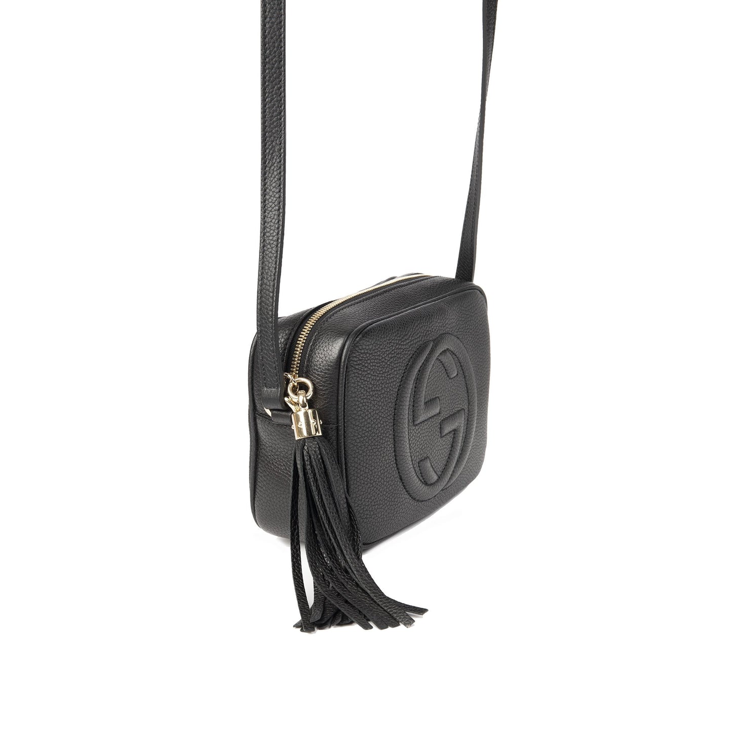 Gucci Black Soho Small Leather Disco Bag