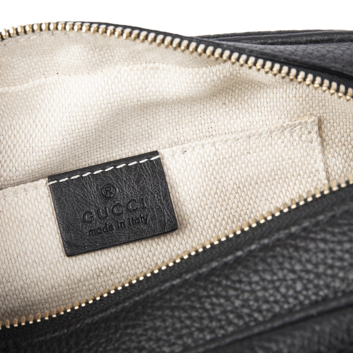 Gucci Black Soho Small Leather Disco Bag