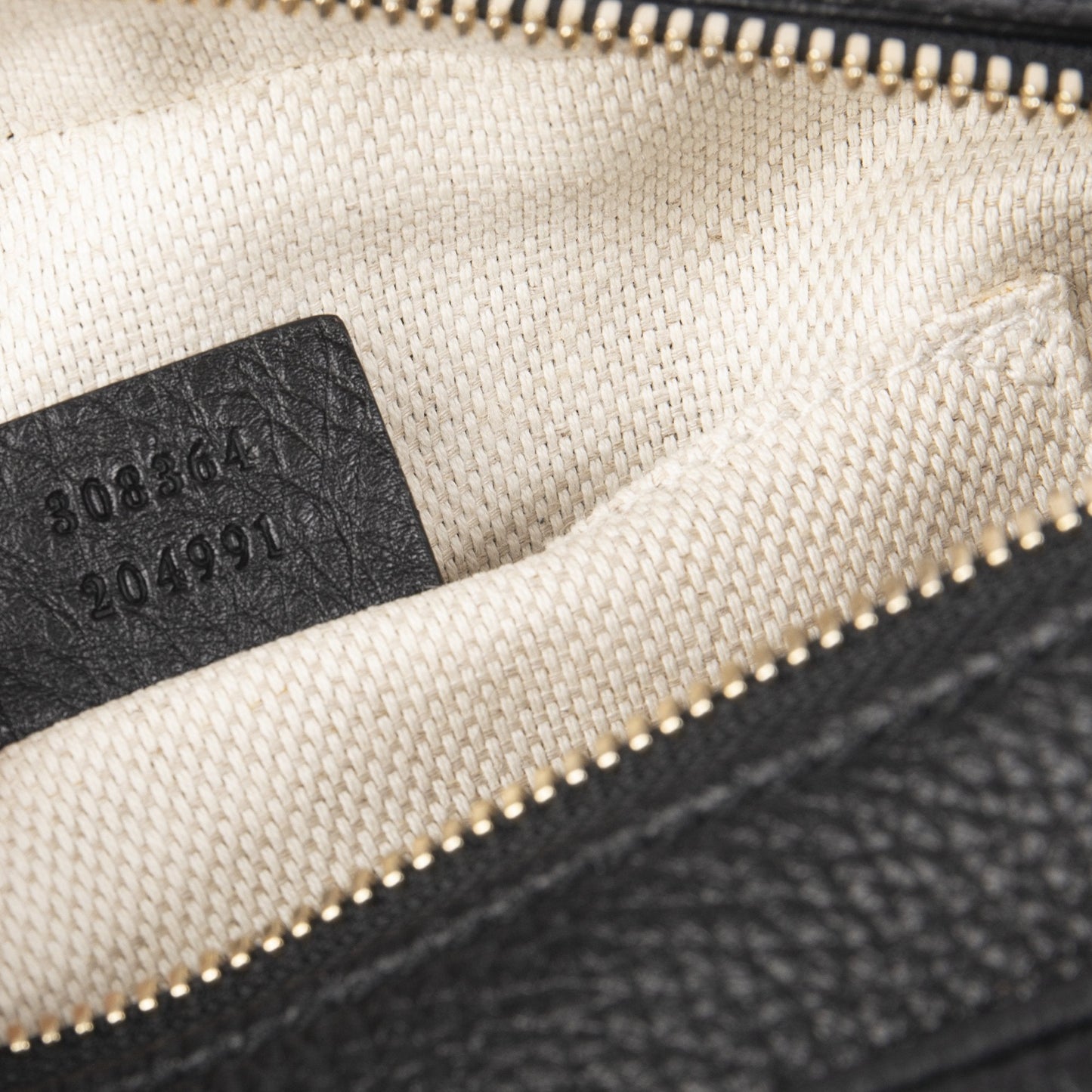 Gucci Black Soho Small Leather Disco Bag