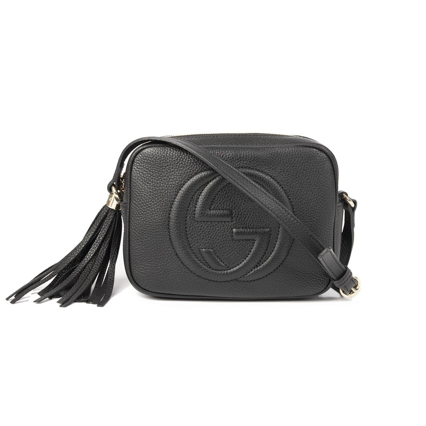 Gucci Black Soho Small Leather Disco Bag