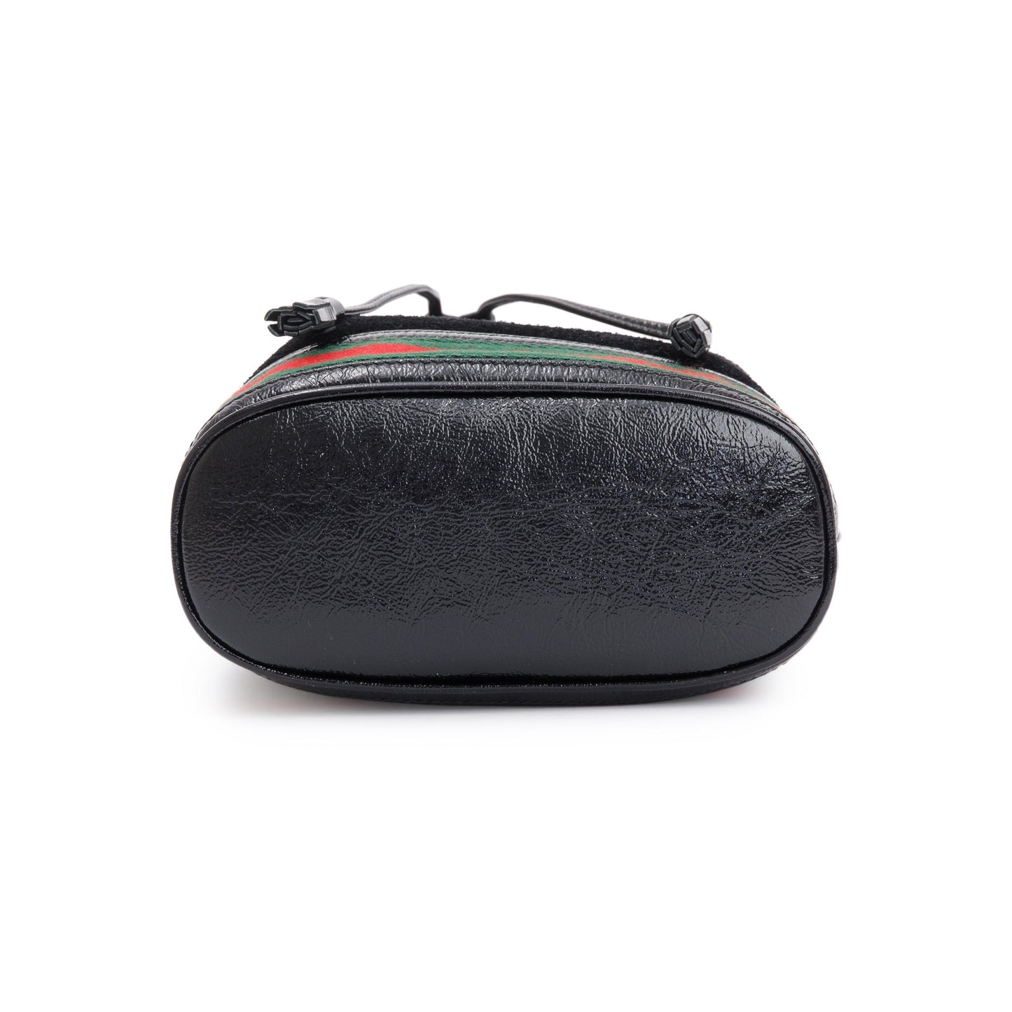Gucci Black Suede Ophidia GG Small Bucket Bag