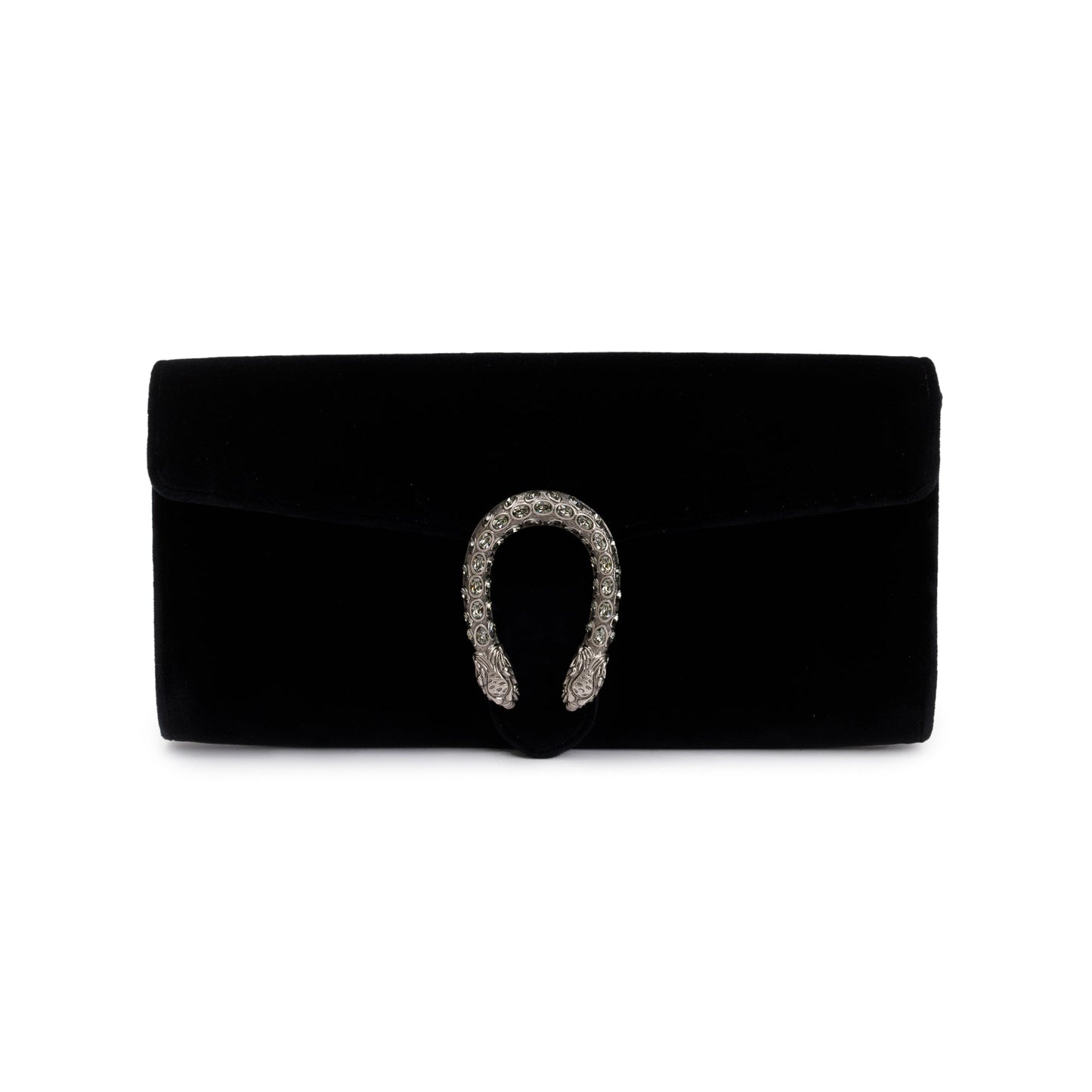 Gucci Black Velvet Dionysus Clutch