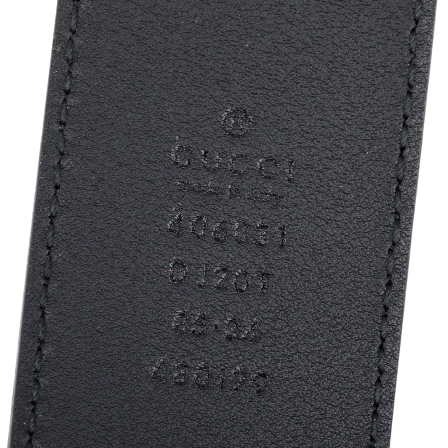 Gucci Black Wide Leather Belt with Double G Buckle 85 34