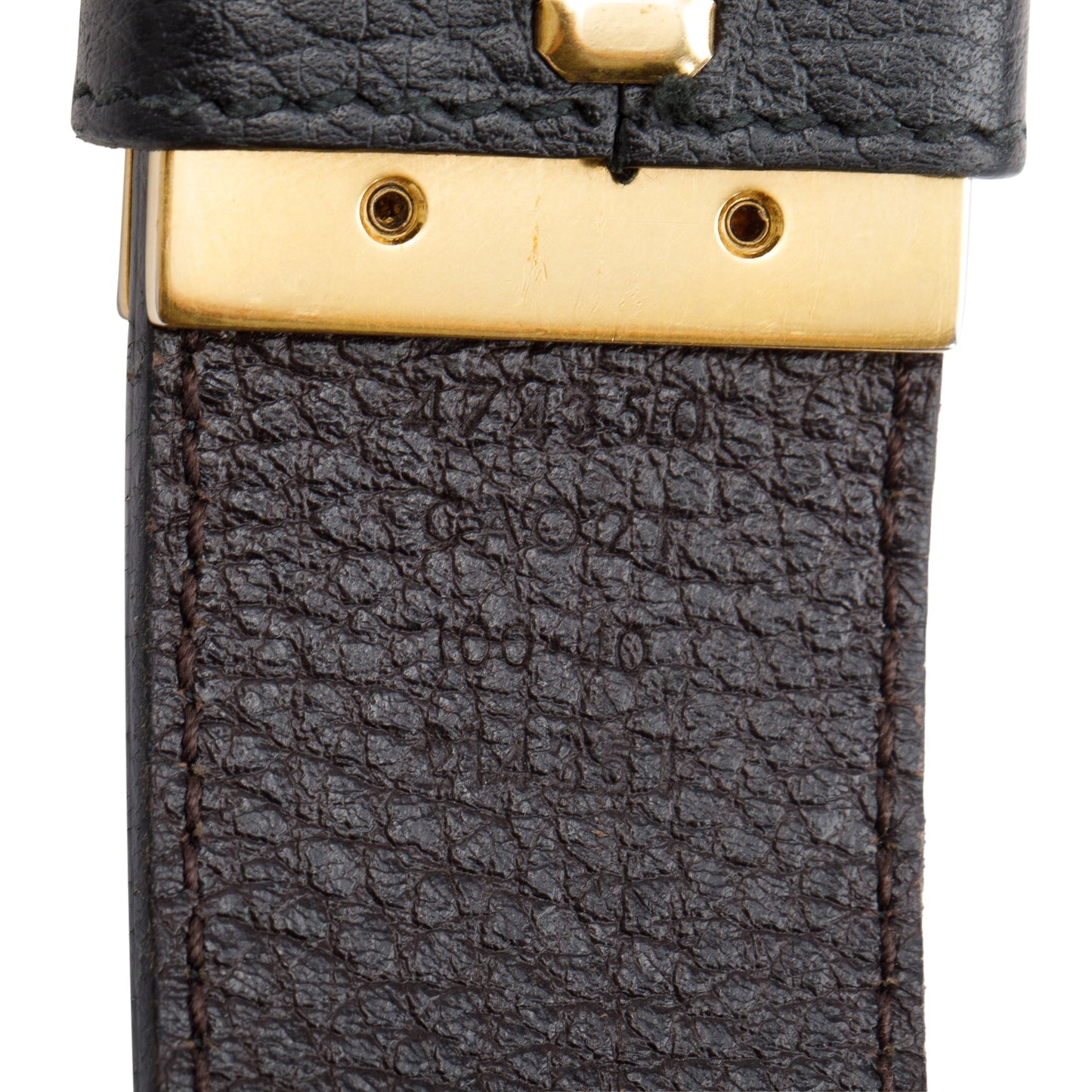 Gucci Black/Brown Reversible Leather Belt with Double G Buckle 100 40