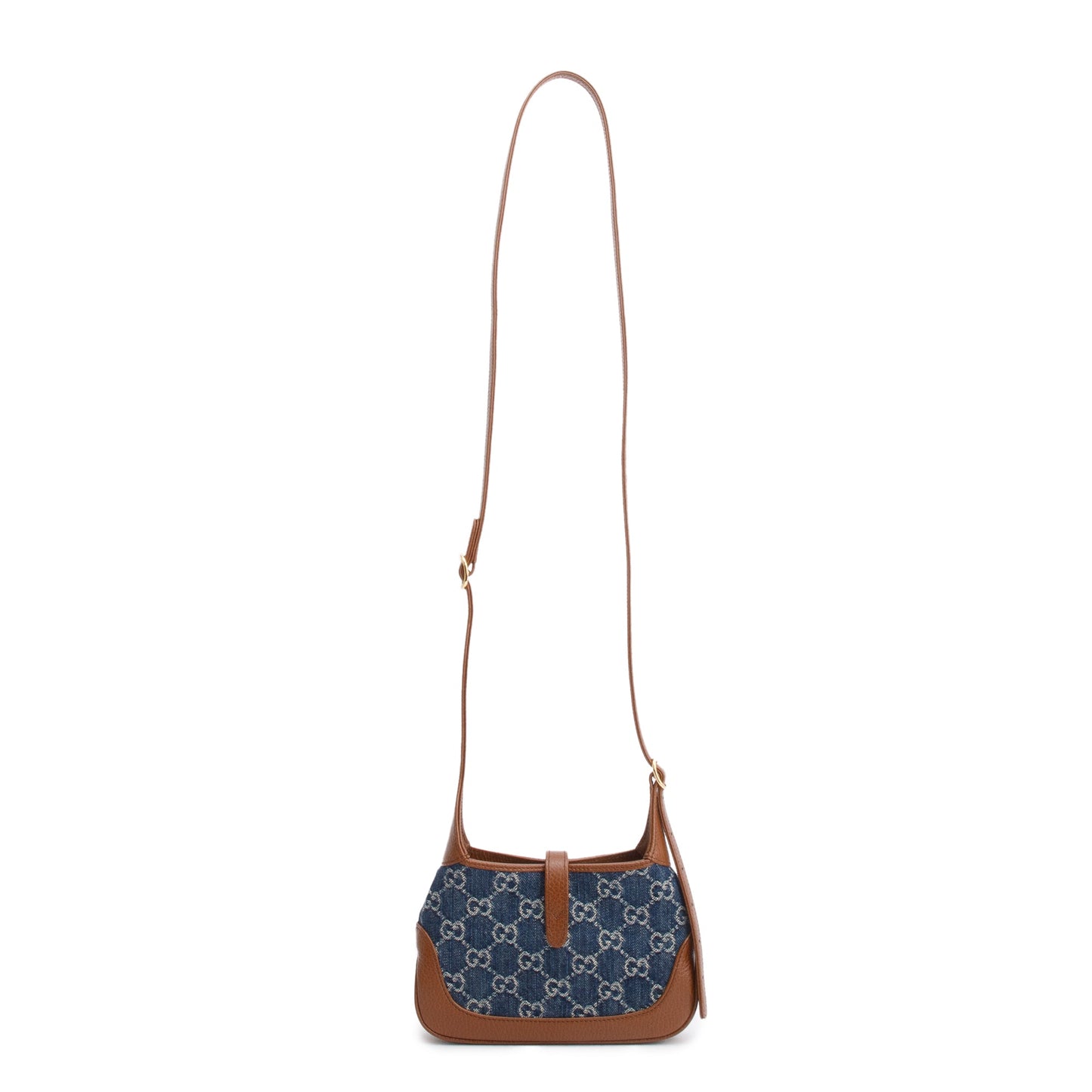 Gucci Blue GG Denim Jackie 1961 Mini Shoulder Bag