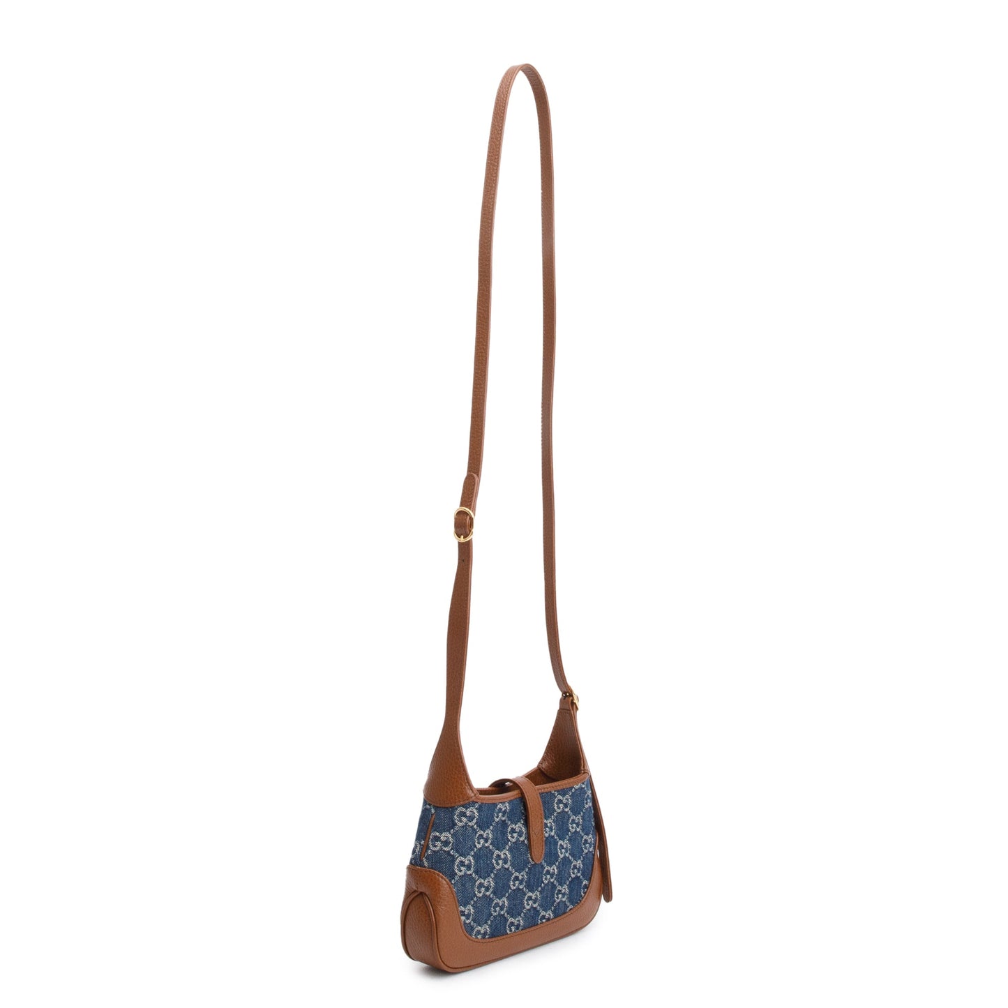 Gucci Blue GG Denim Jackie 1961 Mini Shoulder Bag