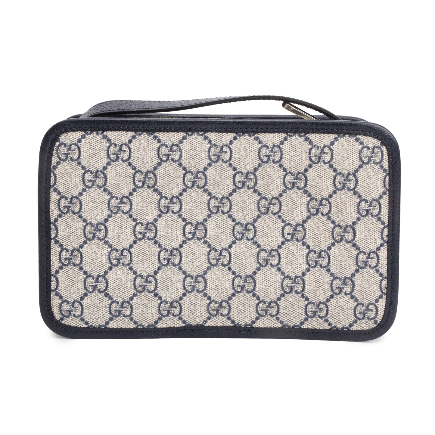 Gucci Blue GG Supreme Mini Bag with Interlocking G