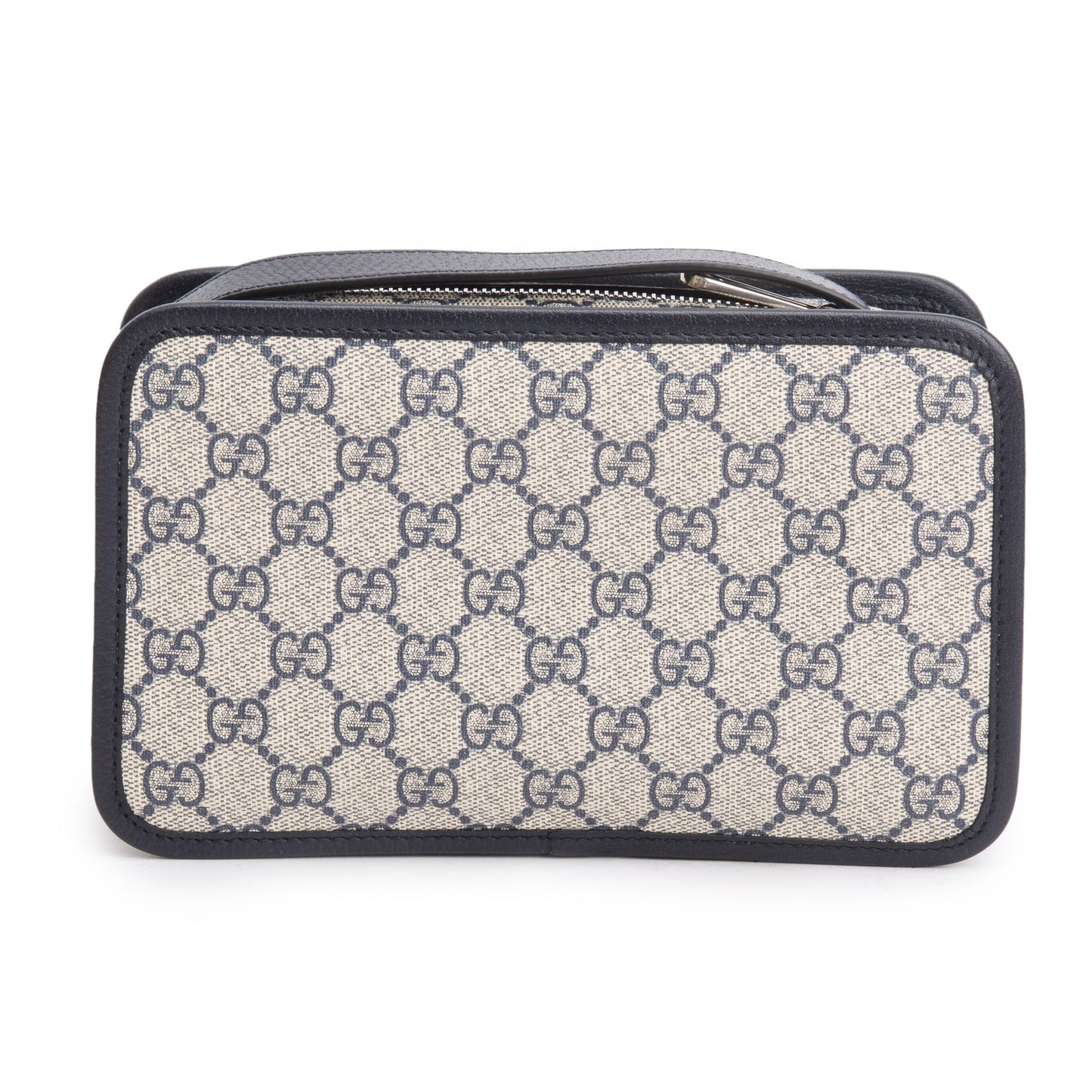Gucci Blue GG Supreme Mini Bag with Interlocking G