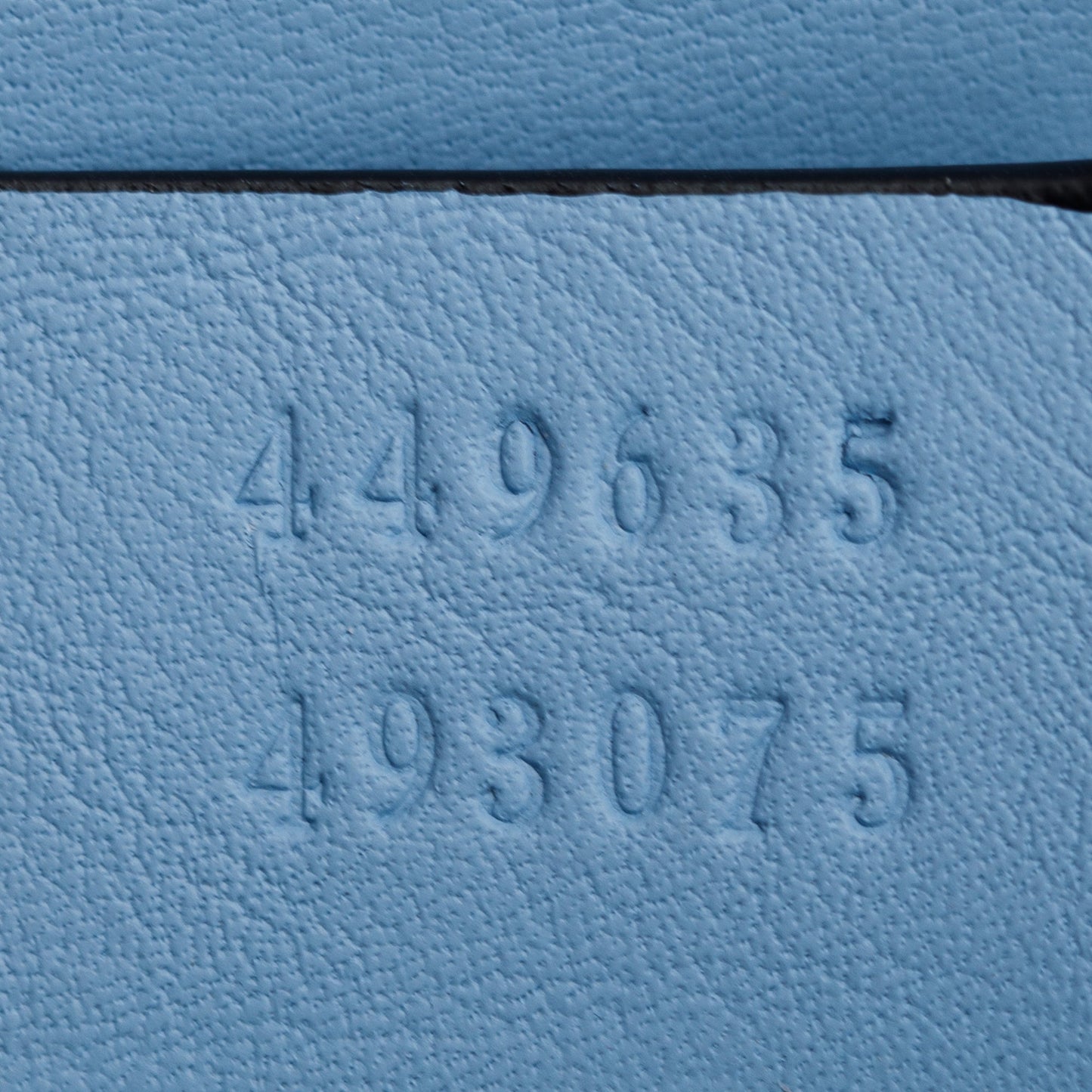 Gucci Blue Medium Microguccissima Emily Chain Shoulder Bag