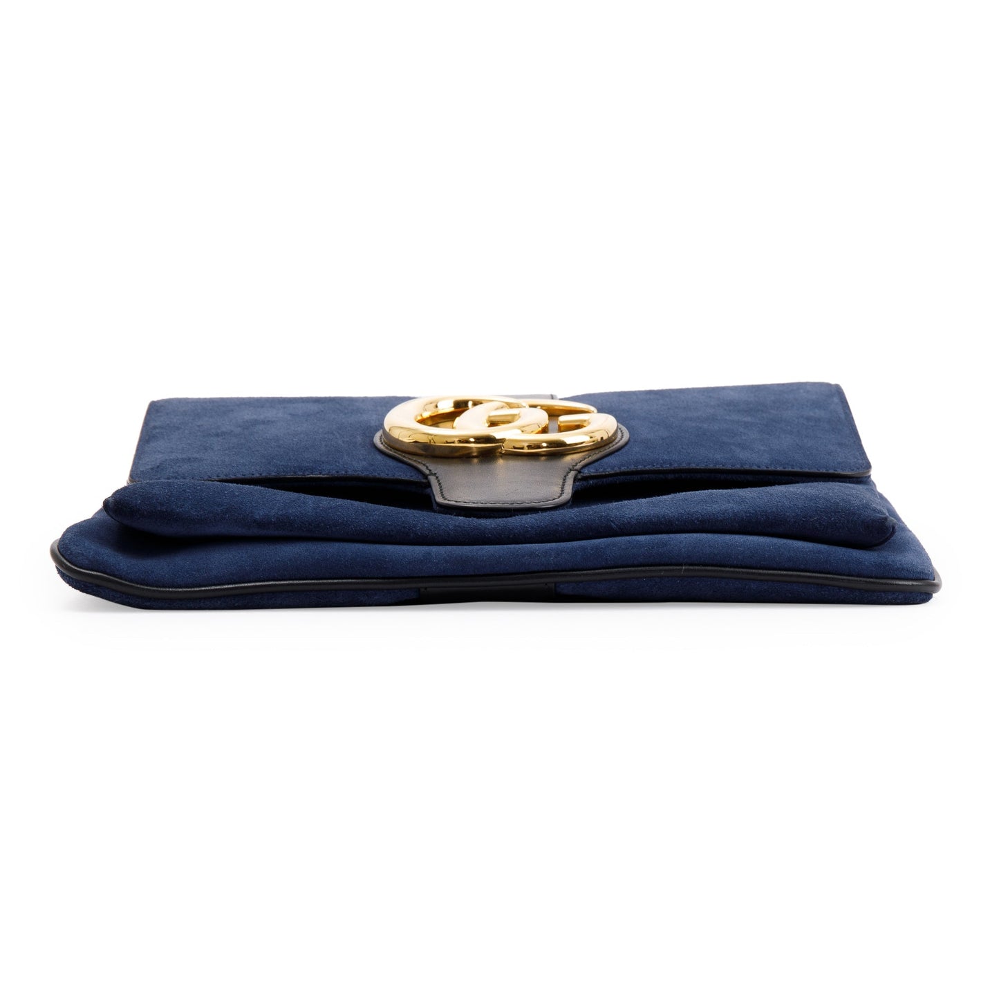 Gucci Blue Medium Suede Arli Shoulder Bag