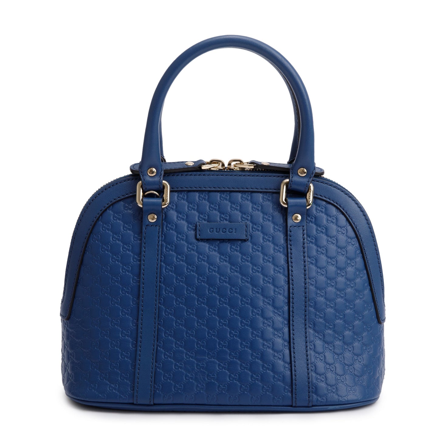 Gucci Blue Microguccissima Leather Mini Dome Bag