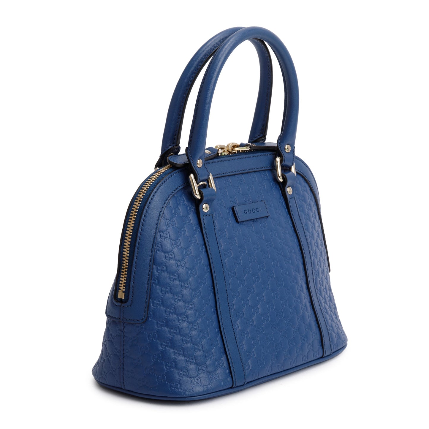 Gucci Blue Microguccissima Leather Mini Dome Bag