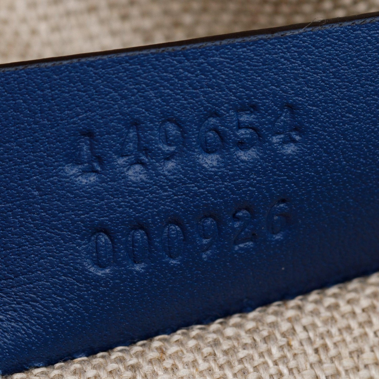 Gucci Blue Microguccissima Leather Mini Dome Bag