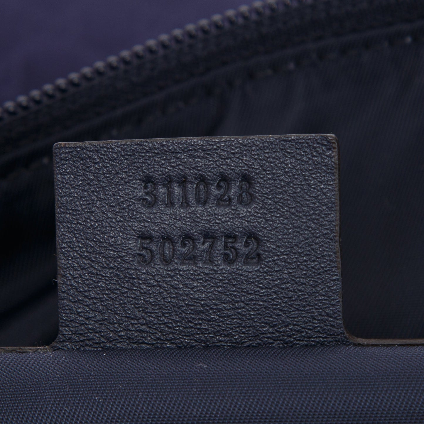 Gucci Blue Microguccissima Nylon Kid's Gym Bag